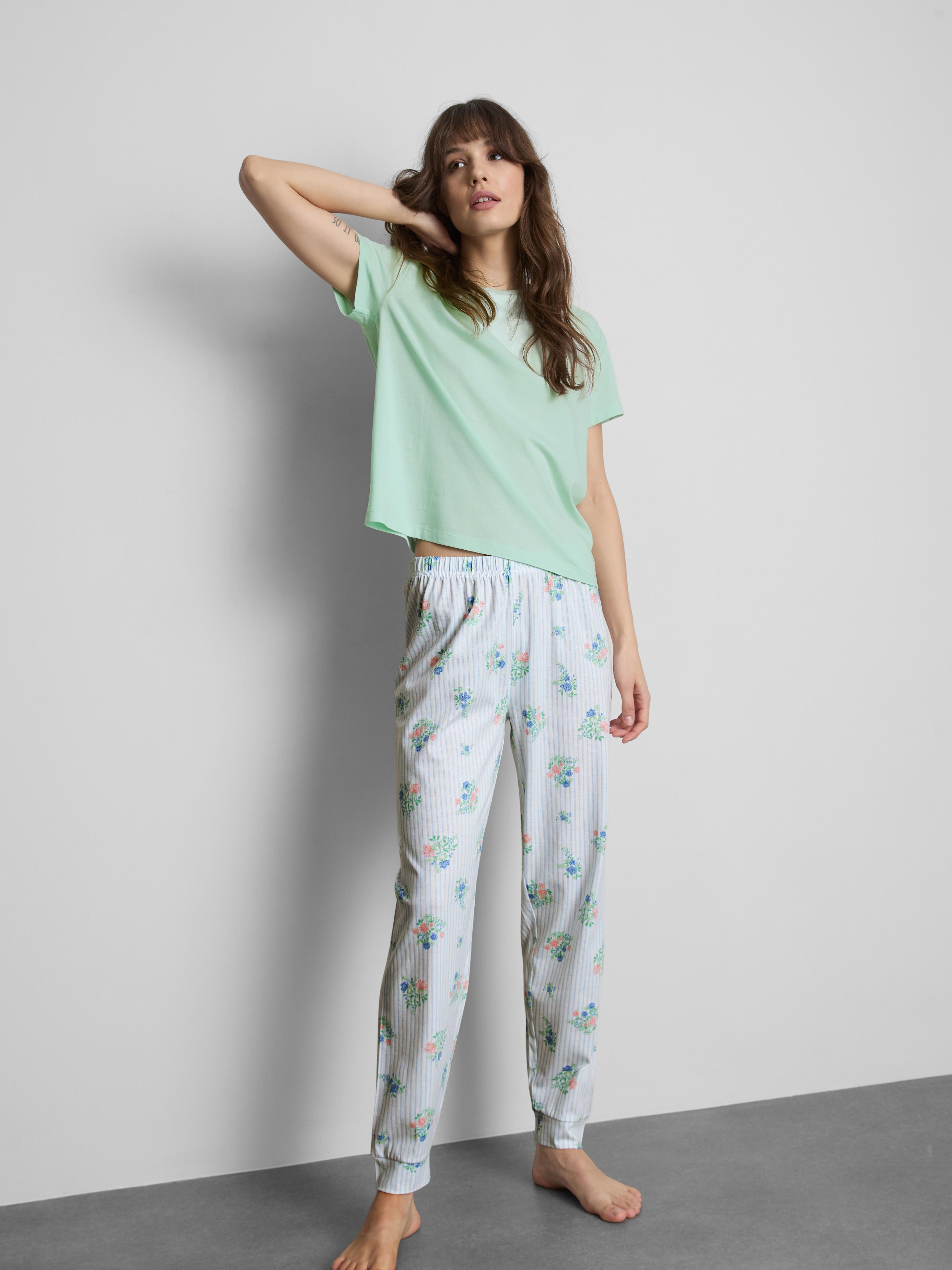 Katoenen pyjama met print