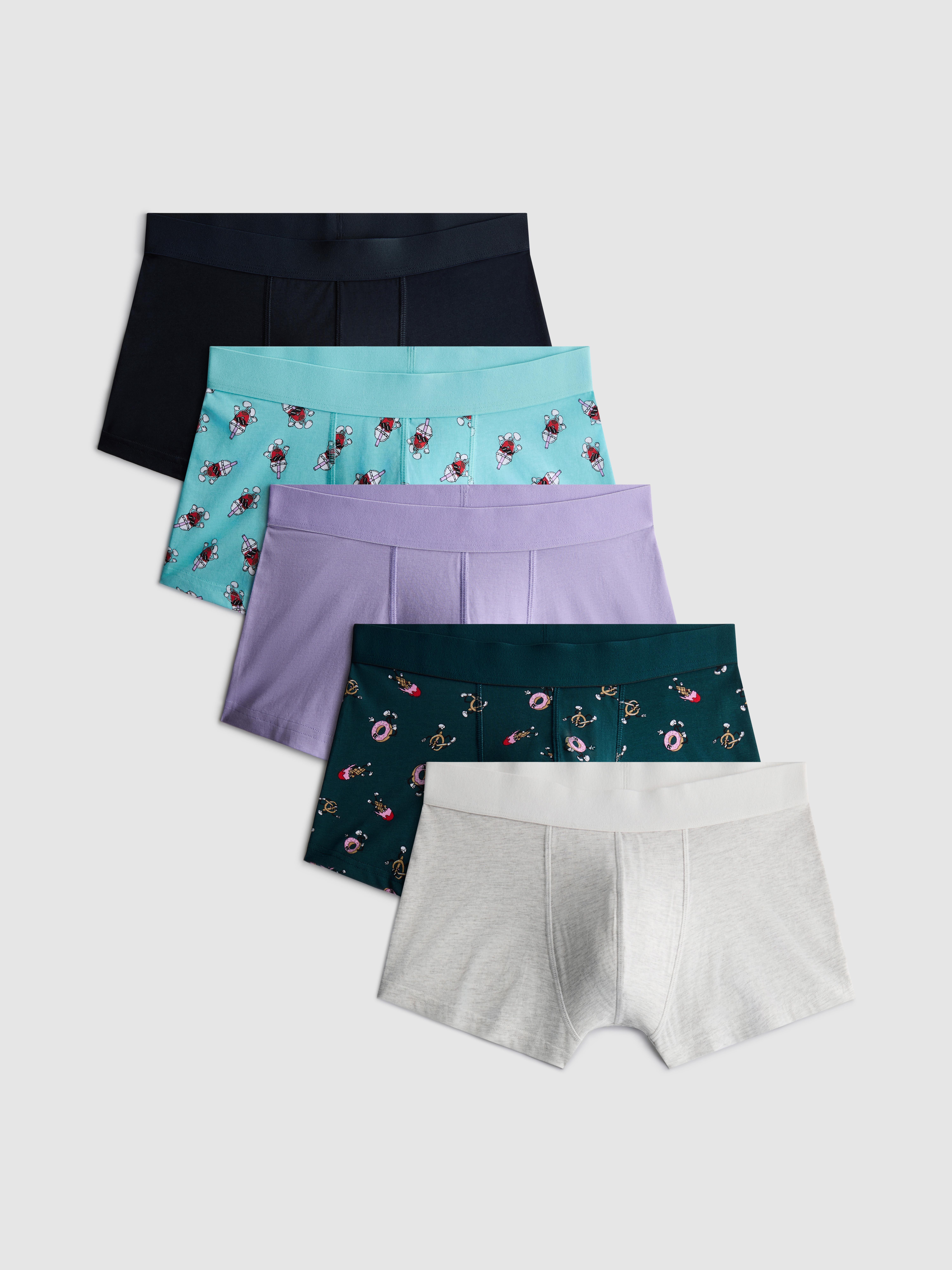 Hipsters met donutmotief, set van 5