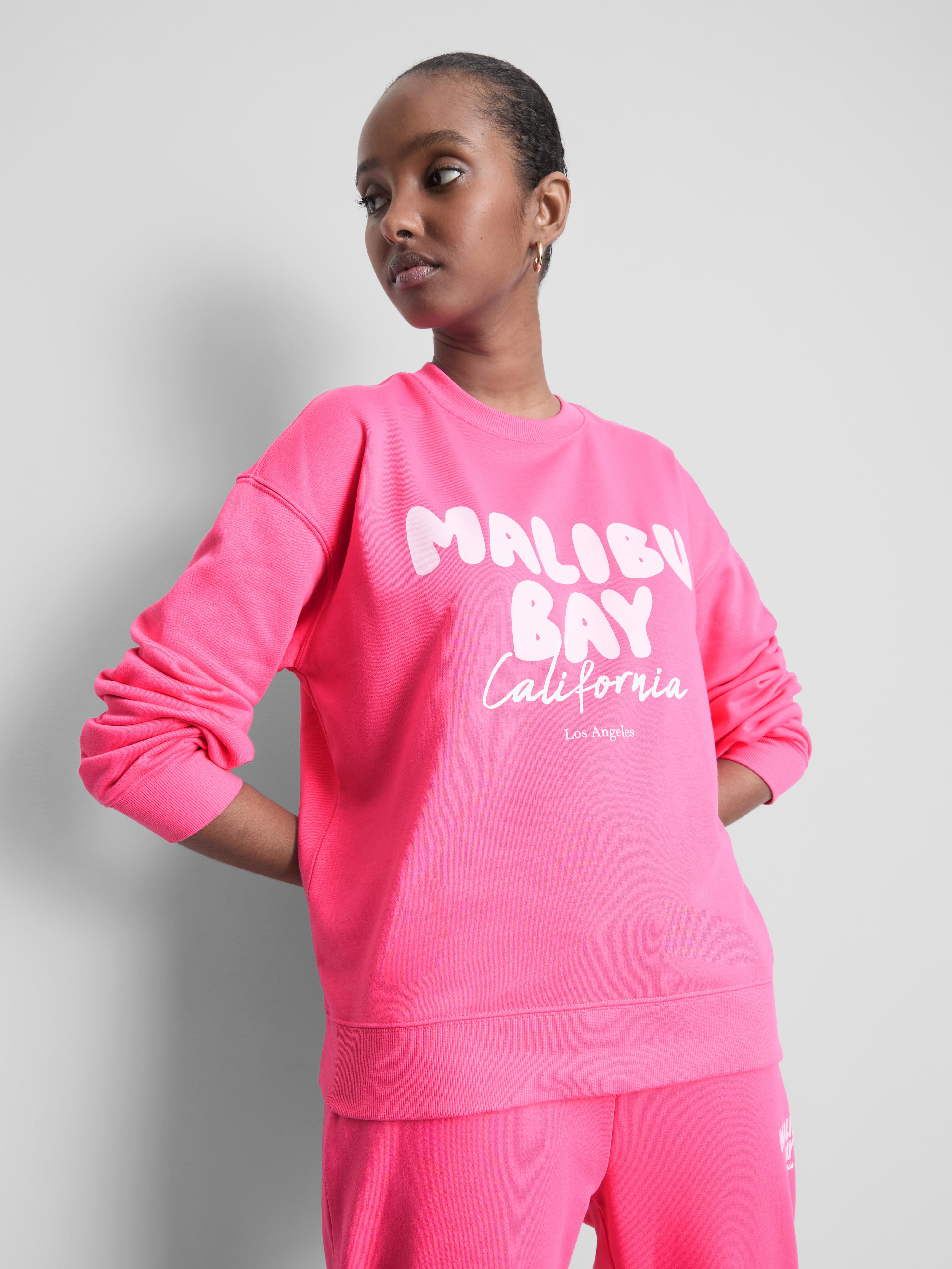 Lässiges Sweatshirt aus Baumwollmischung mit Print
