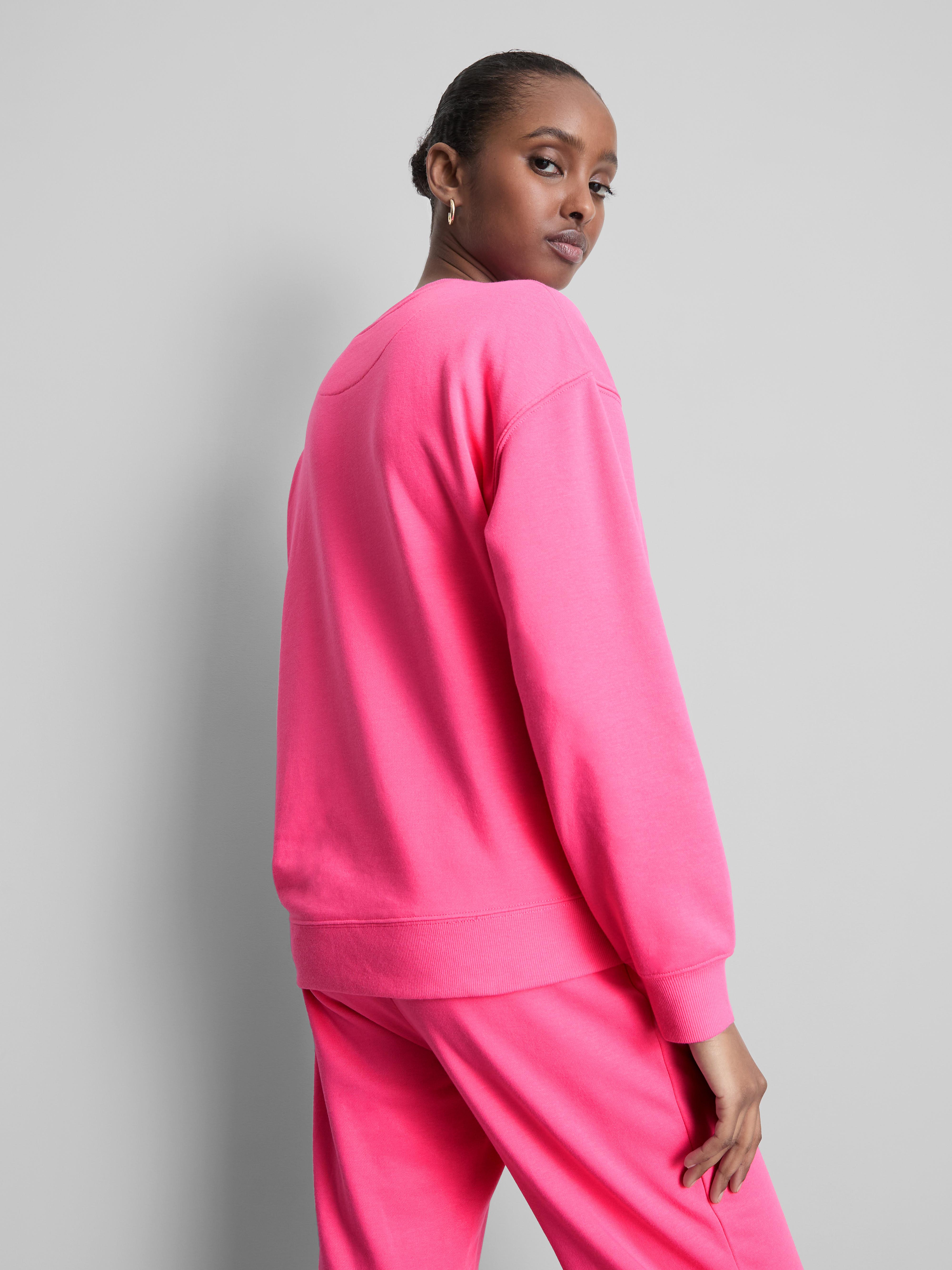 Lässiges Sweatshirt aus Baumwollmischung mit Print