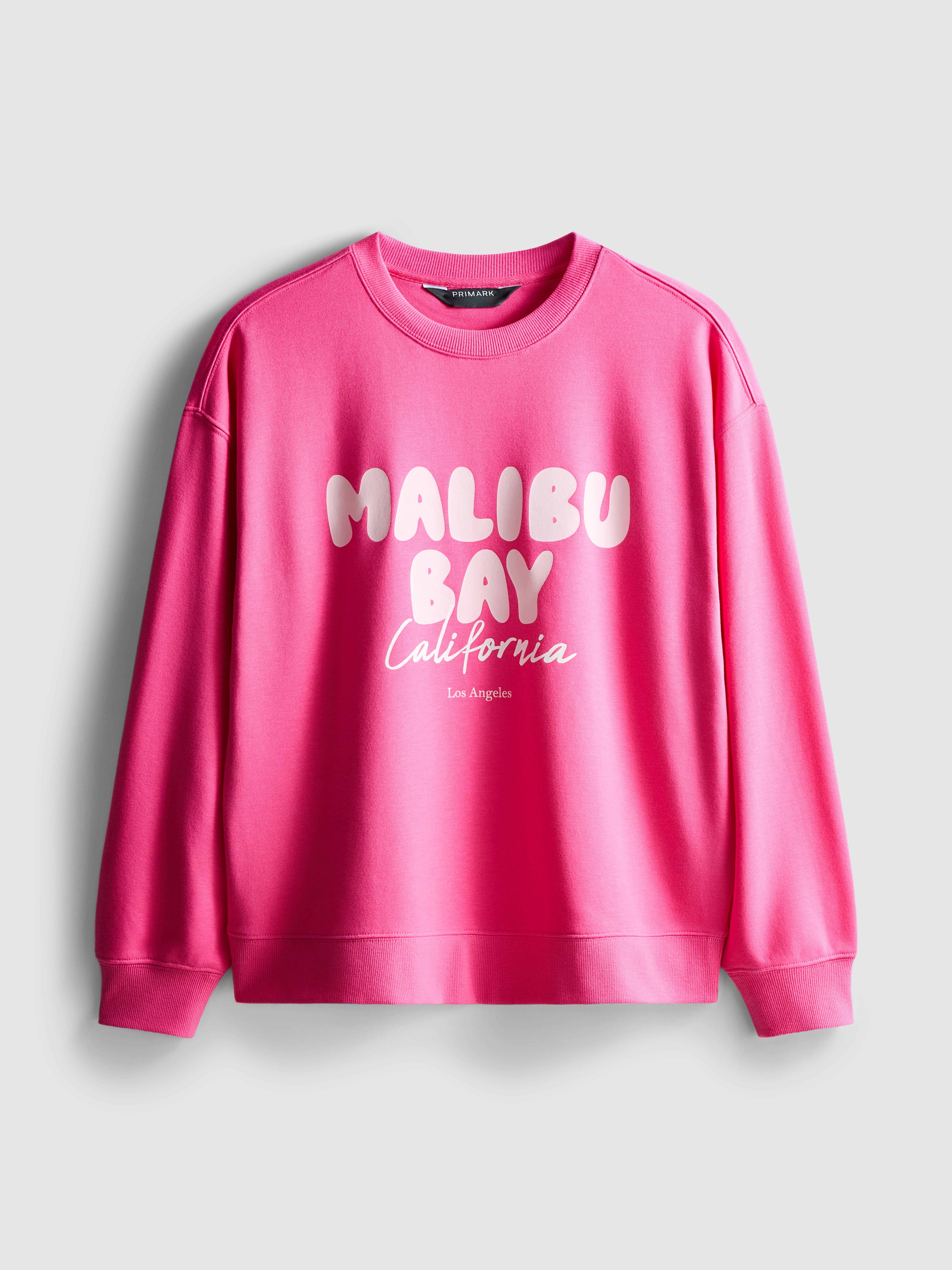 Lässiges Sweatshirt aus Baumwollmischung mit Print