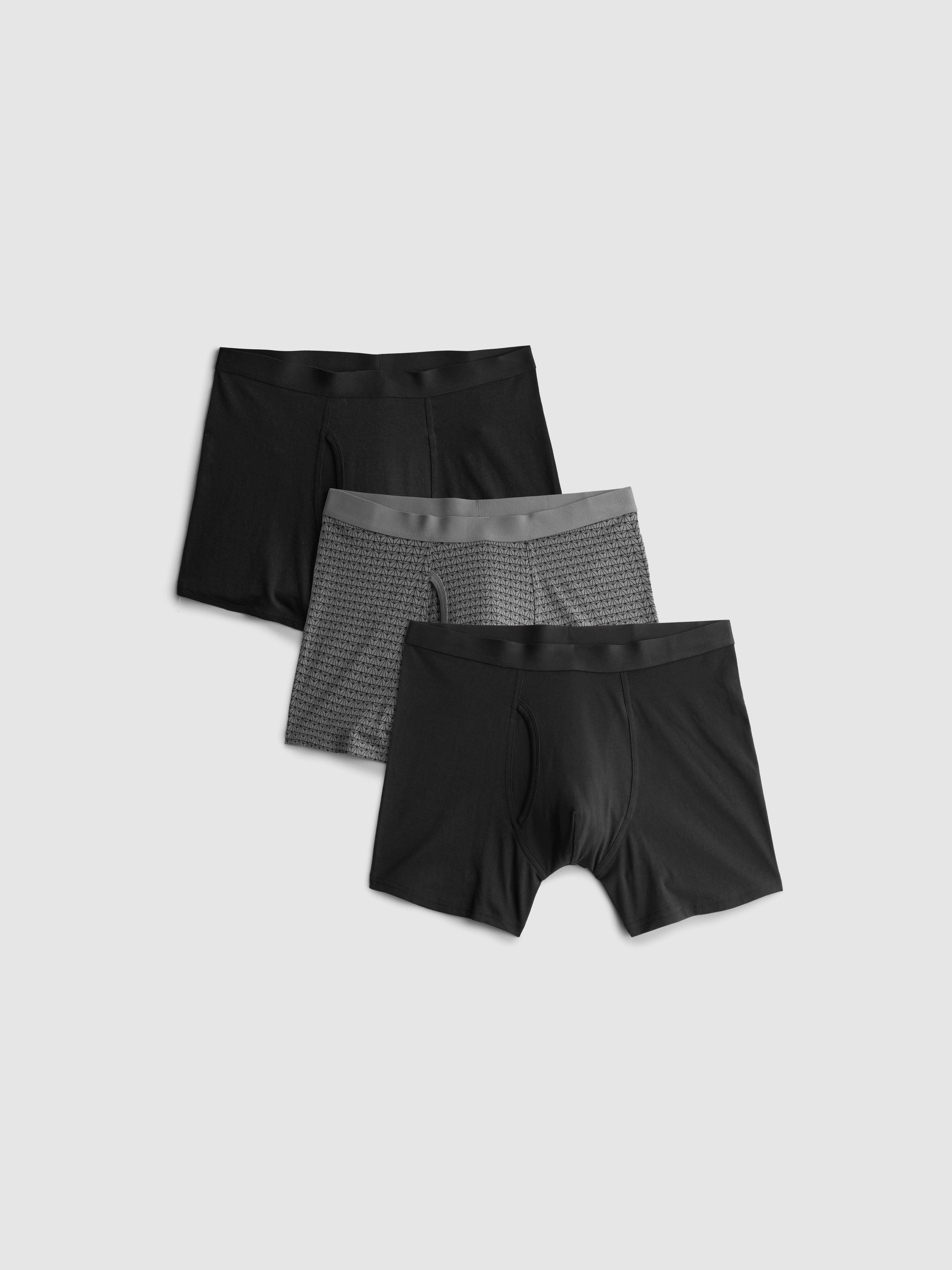 Basic boxershorts, set van 3