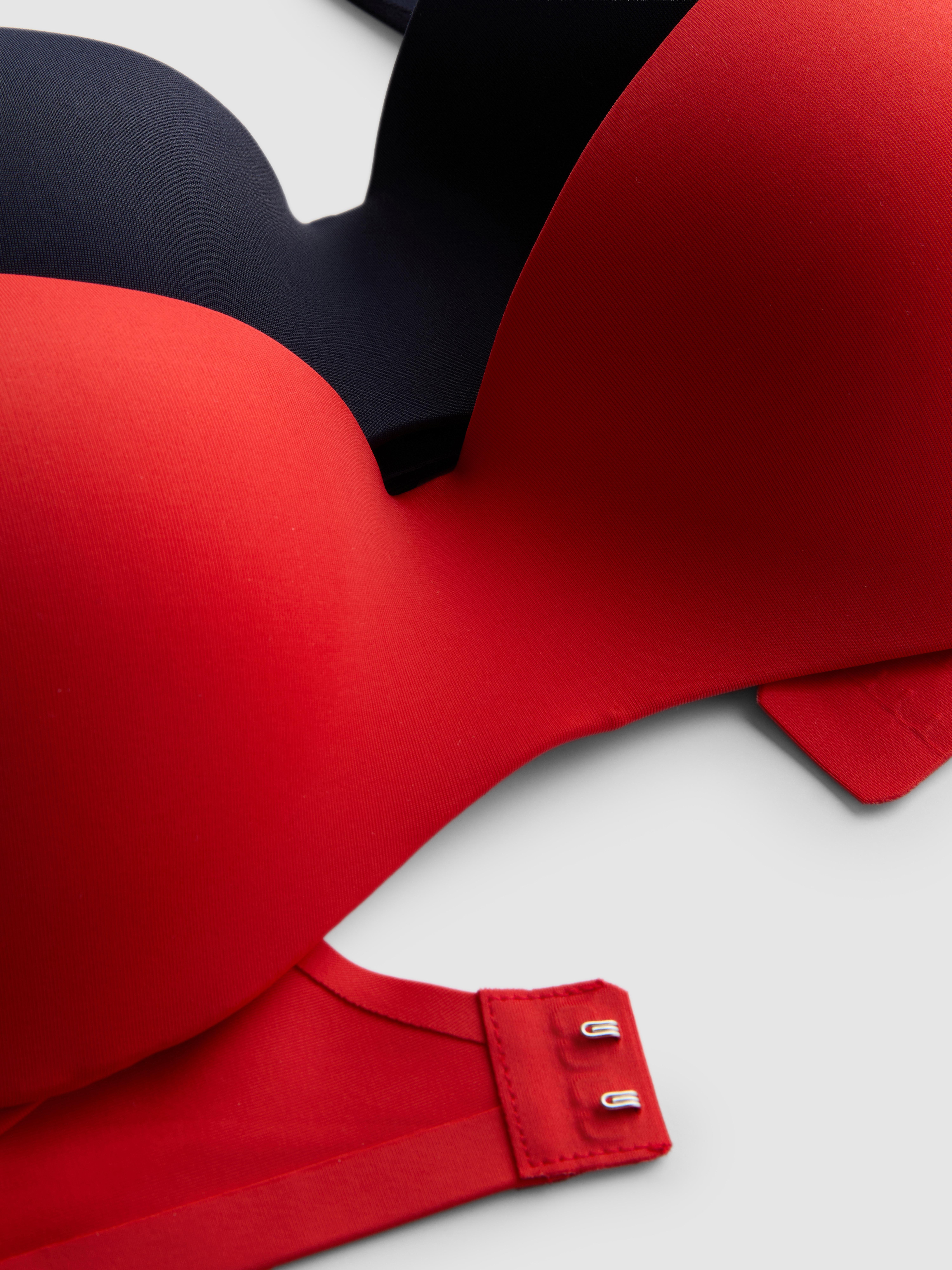 2pk A-D Wireless Scoop Bras