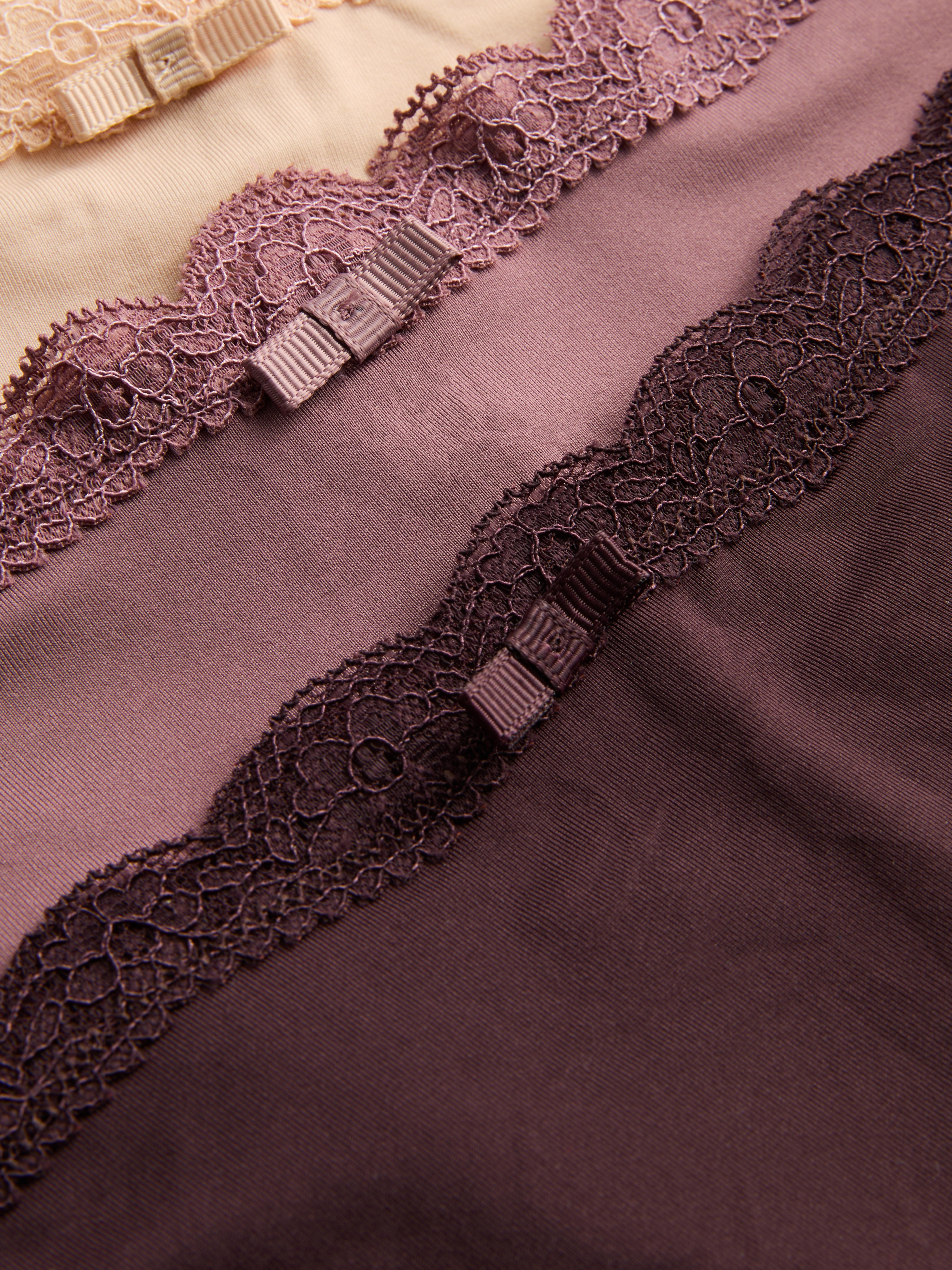 Confezione da 3 slip a vita bassa in microfibra