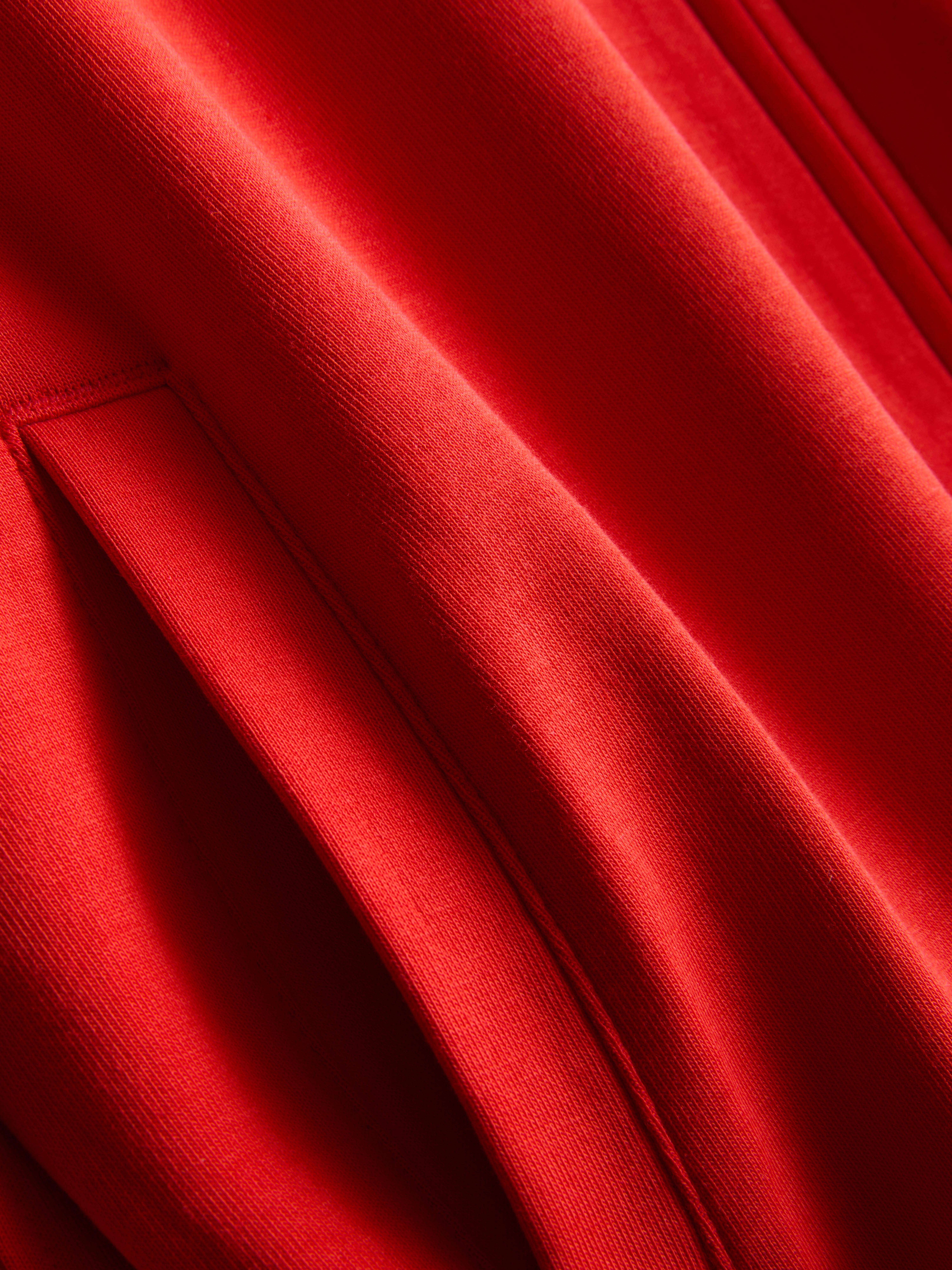 Women's Red Rita Ora High-Neck Zip-Through Jacket