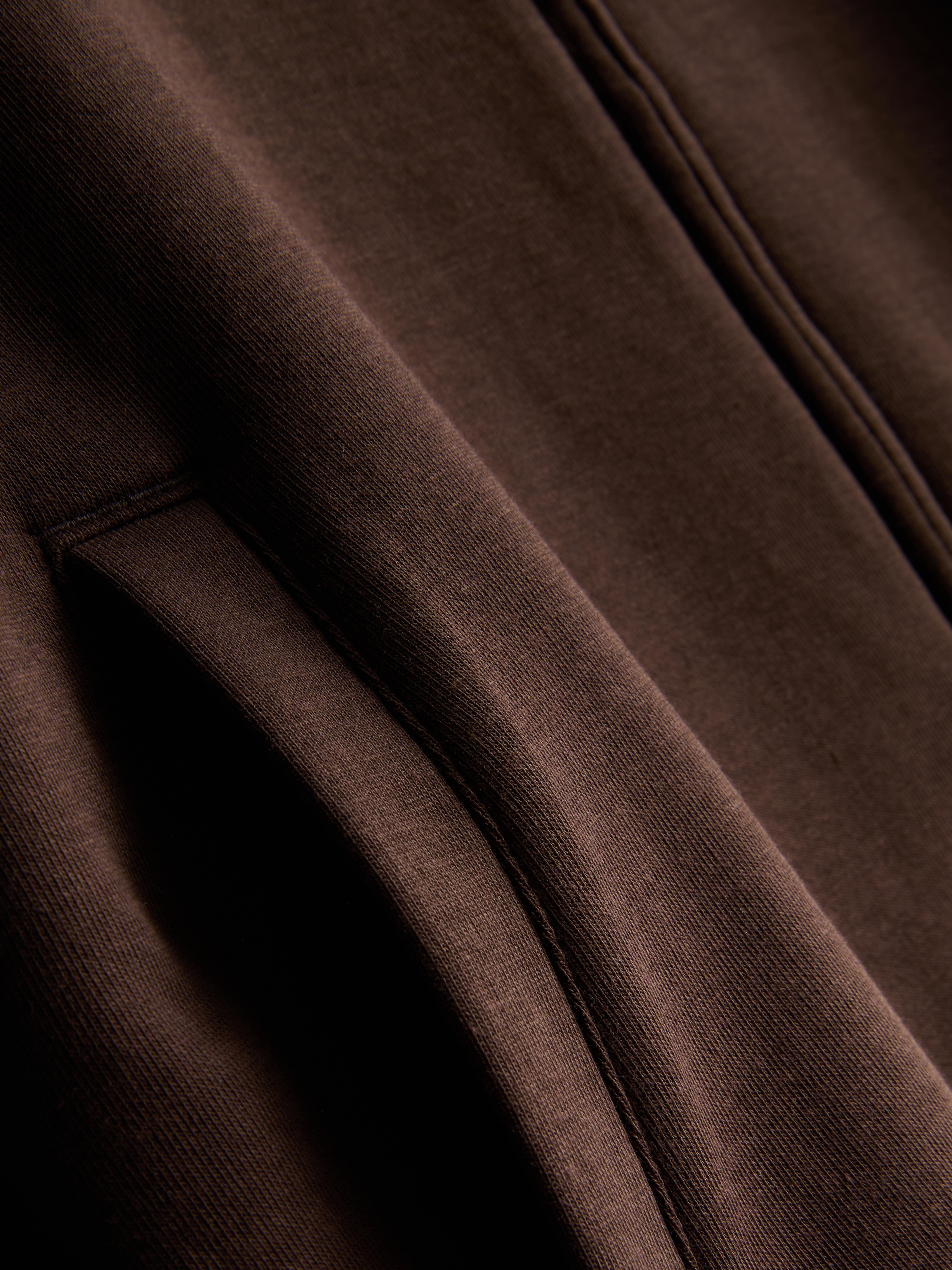 Women's Chocolate Rita Ora High-Neck Zip-Through Jacket