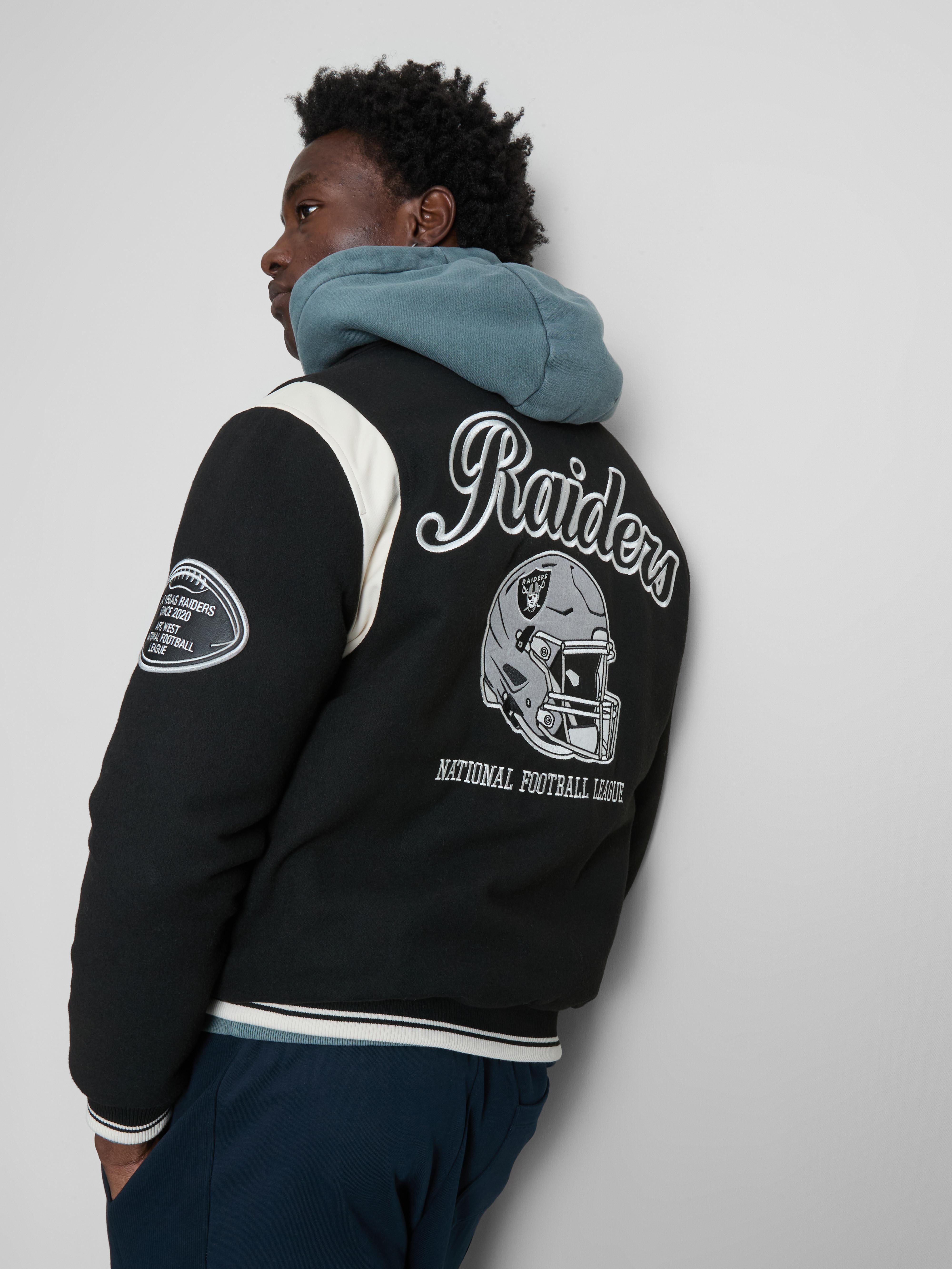Men's Black NFL Las Vegas Raiders Varsity Jacket