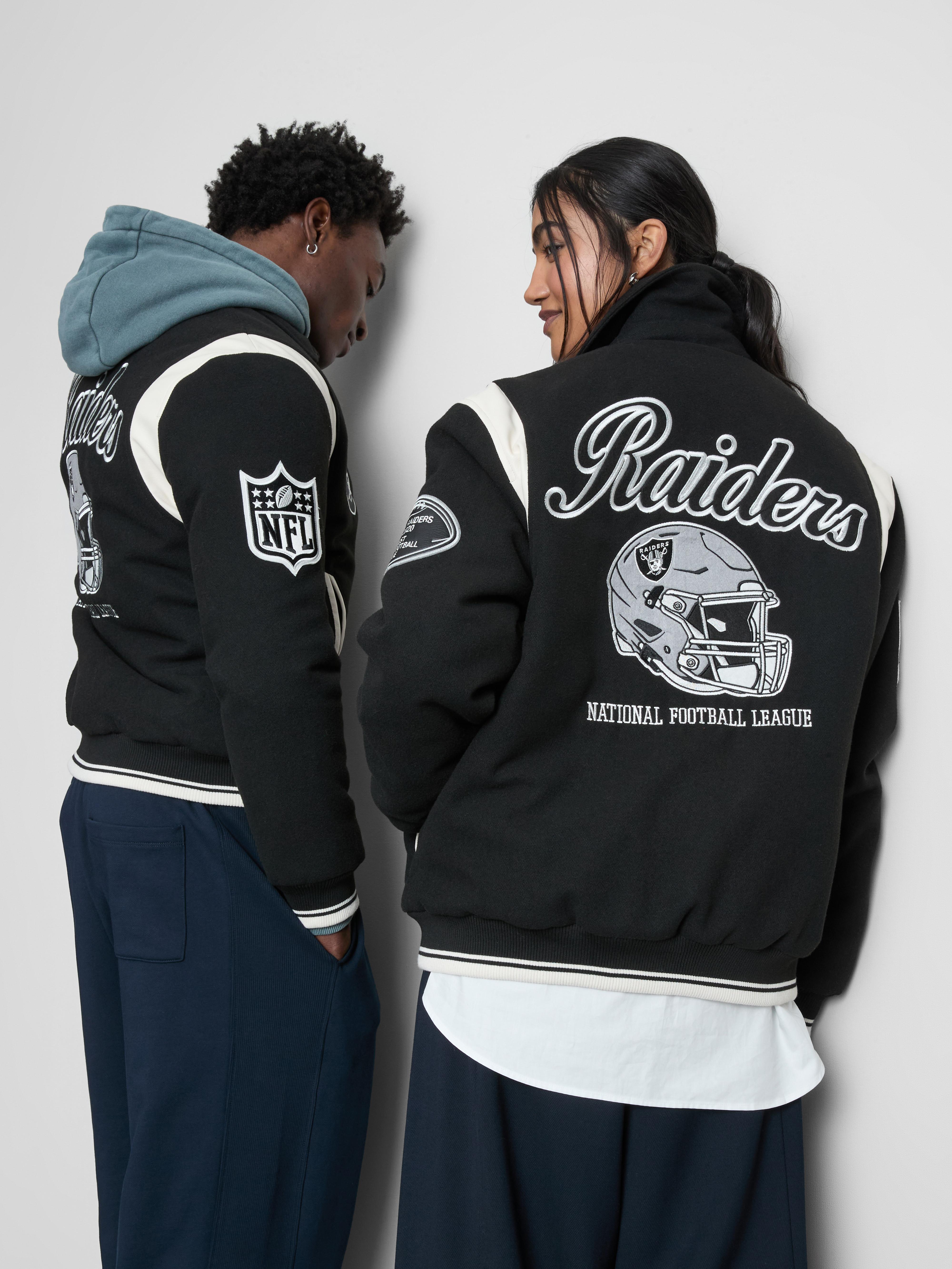 Men's Black NFL Las Vegas Raiders Varsity Jacket