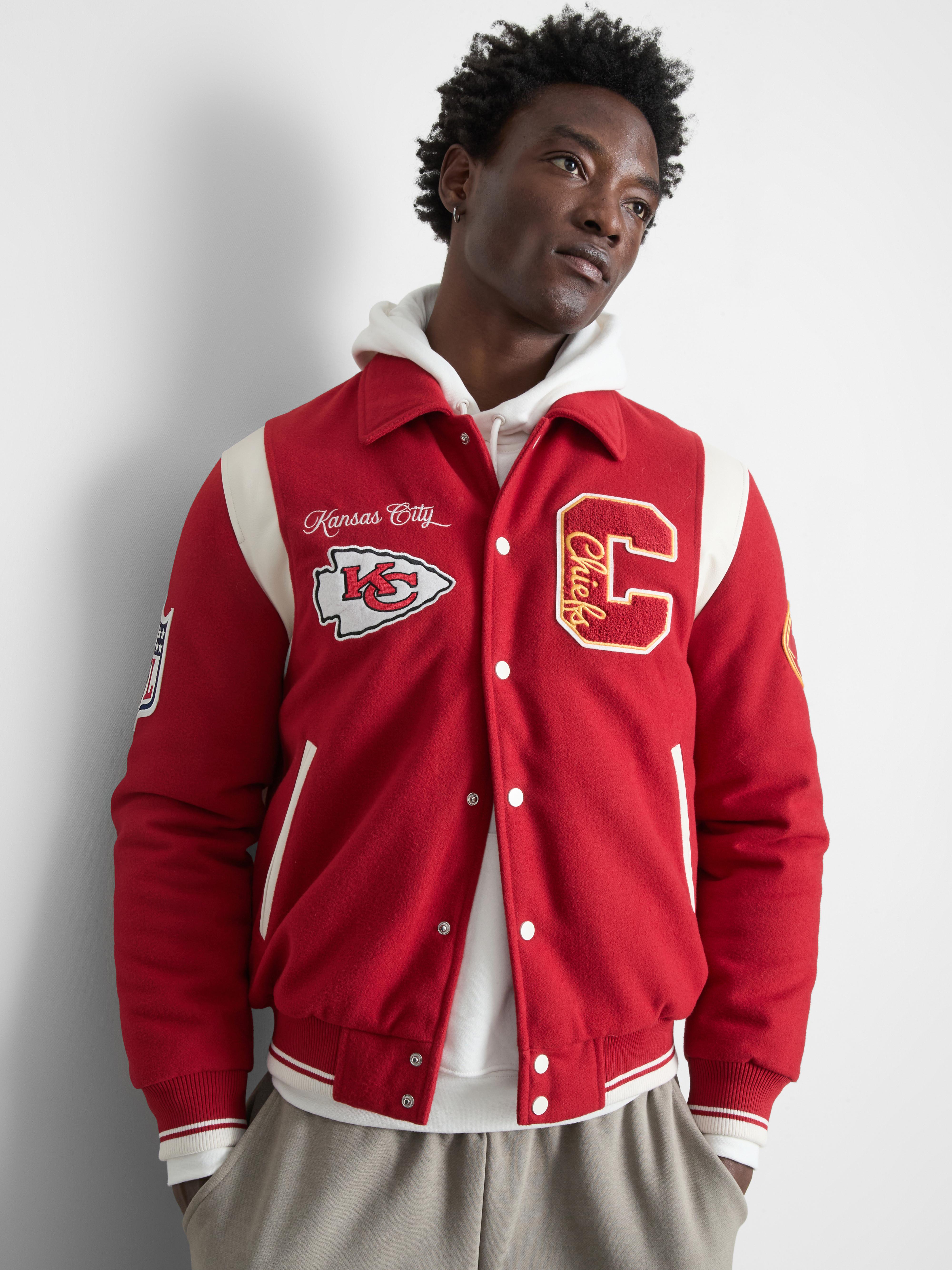 Men's Red NFL Kansas City Chiefs Varsity jacket
