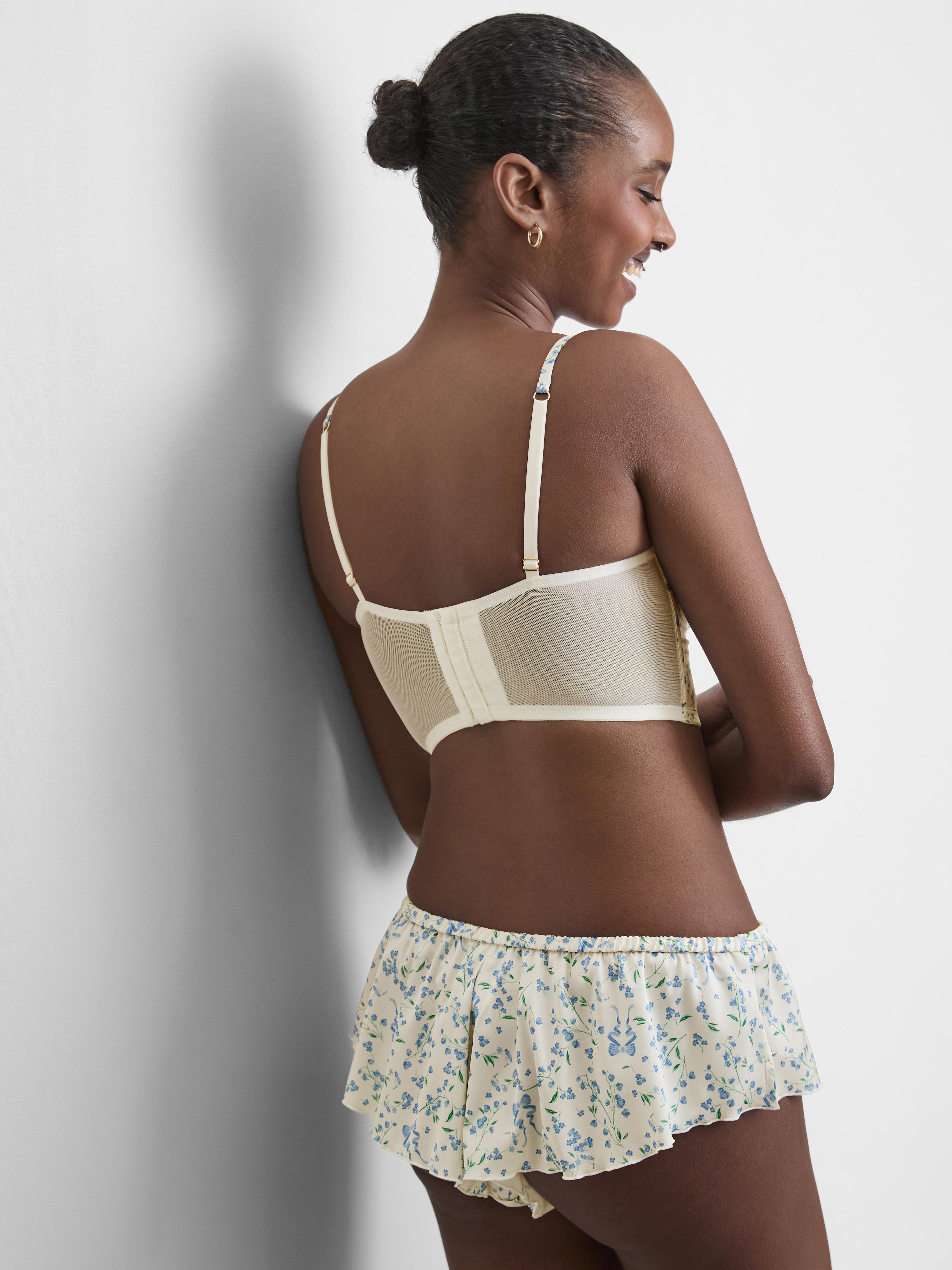 Bridgerton Floral Non Padded Longline Bra