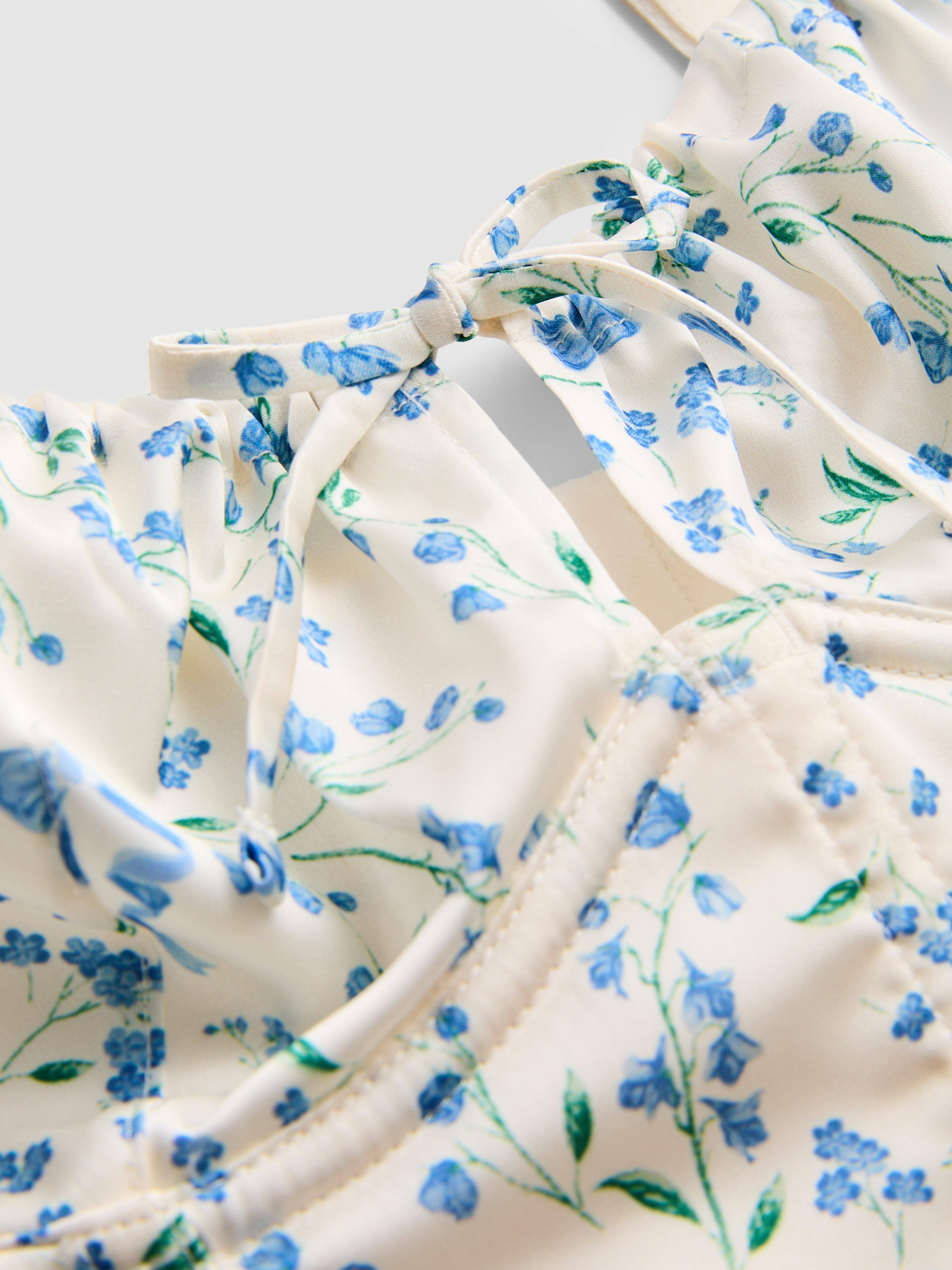 Bridgerton Floral Non Padded Longline Bra