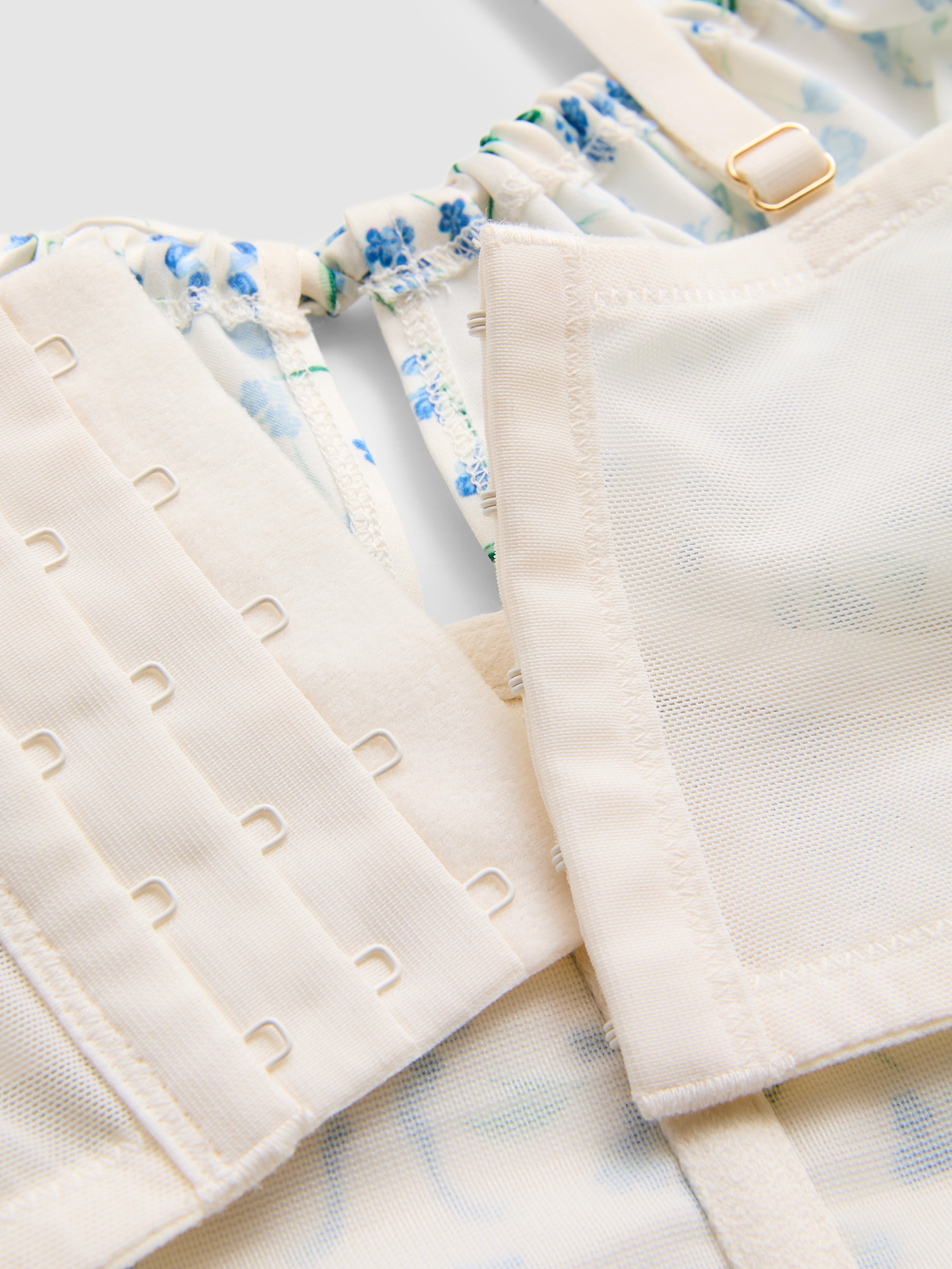 Bridgerton Floral Non Padded Longline Bra