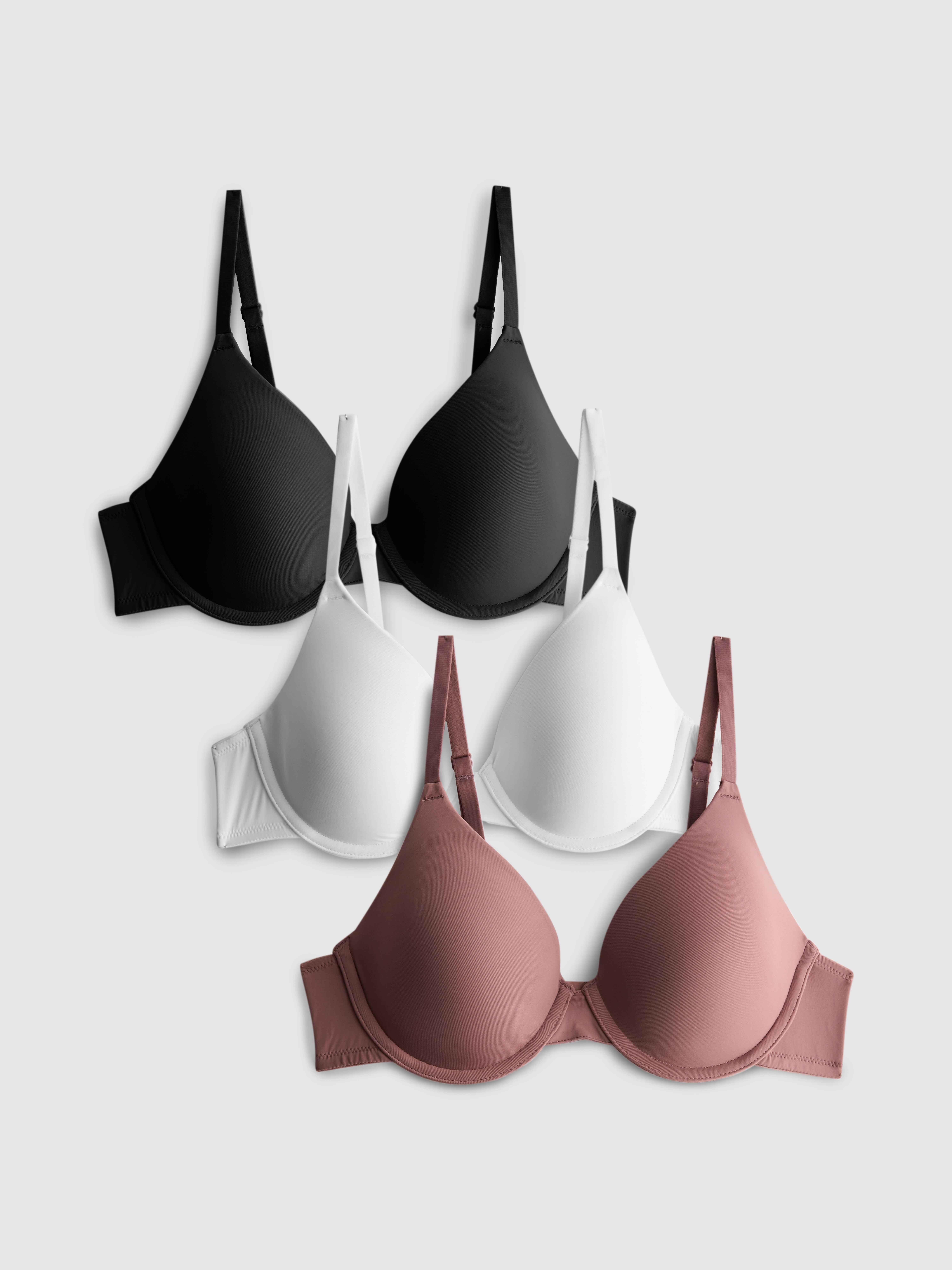 3pk Full Coverage T-Shirt Bra