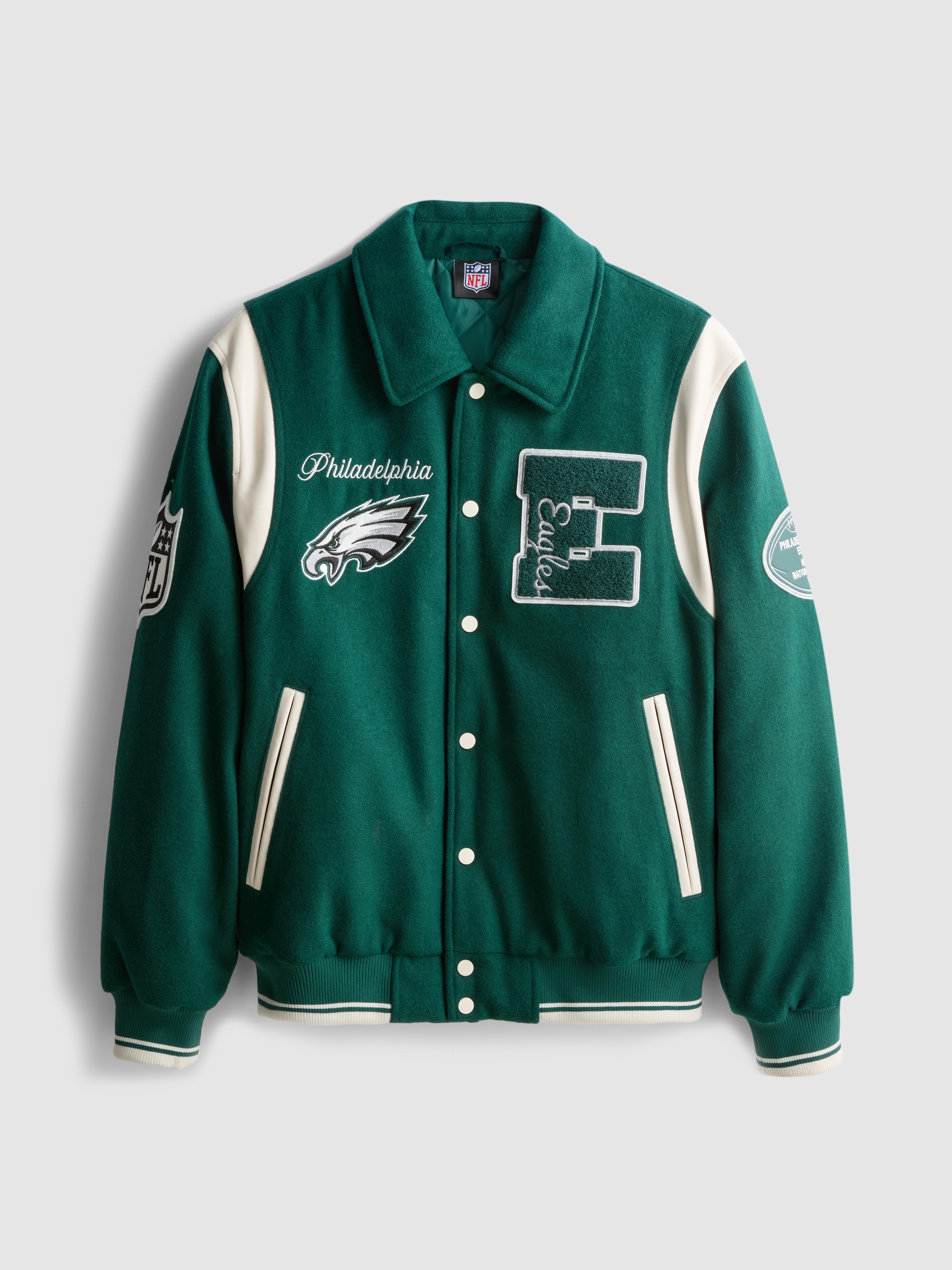 Men's Teal NFL Philadelphia Eagles Varsity Jacket