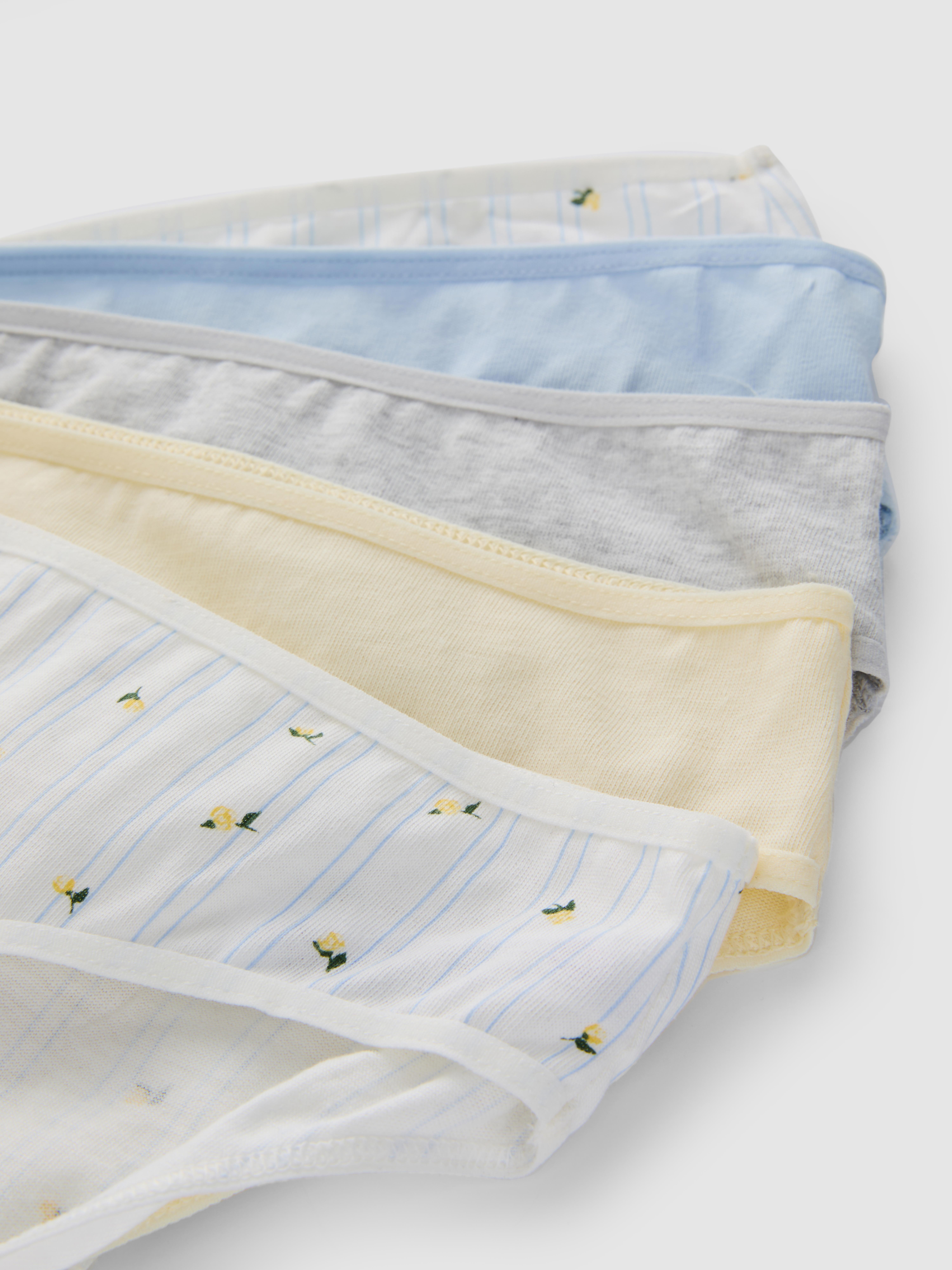 5pk Cotton Rich Printed Mini Briefs