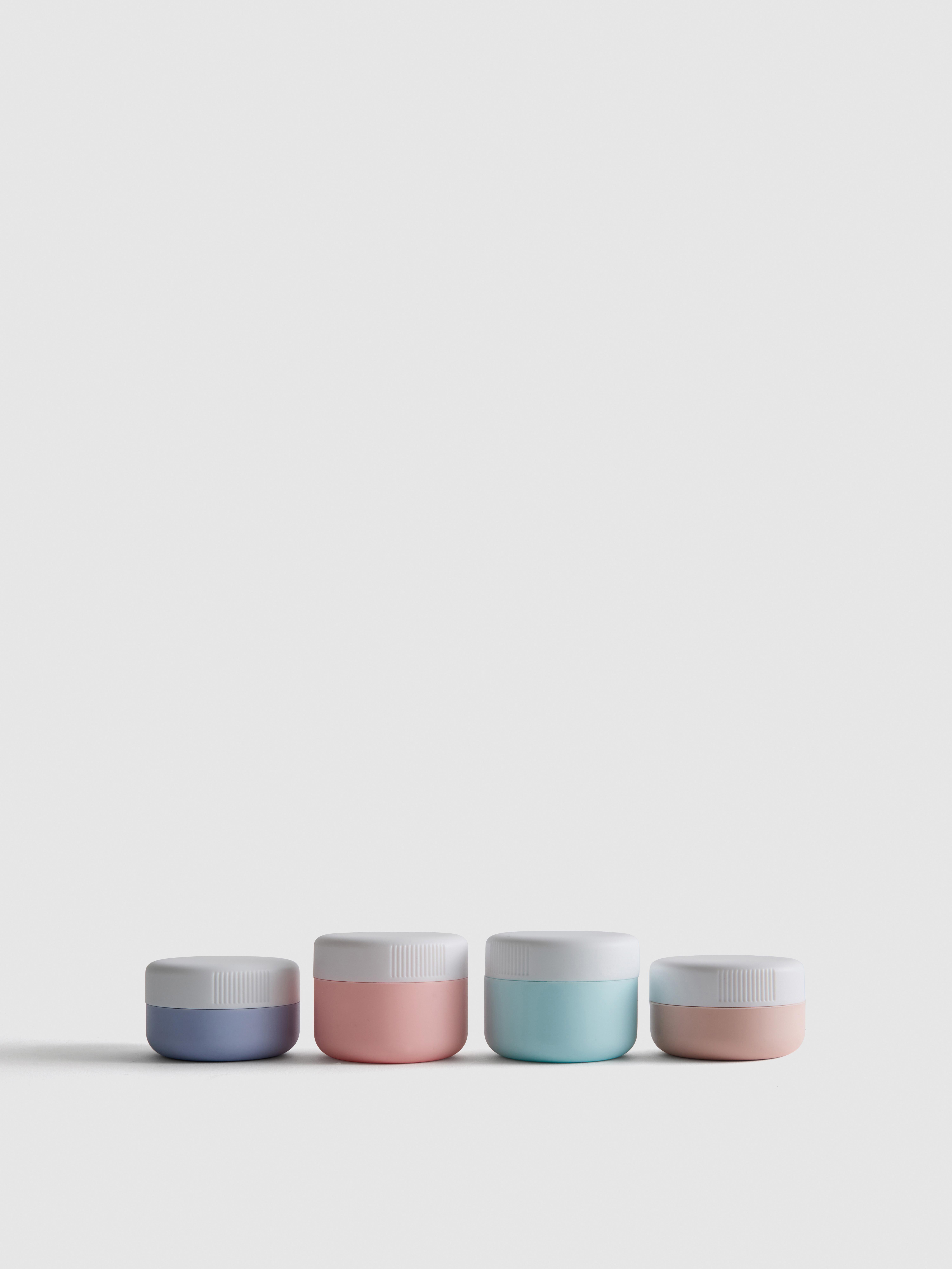 Lot de pots de voyage