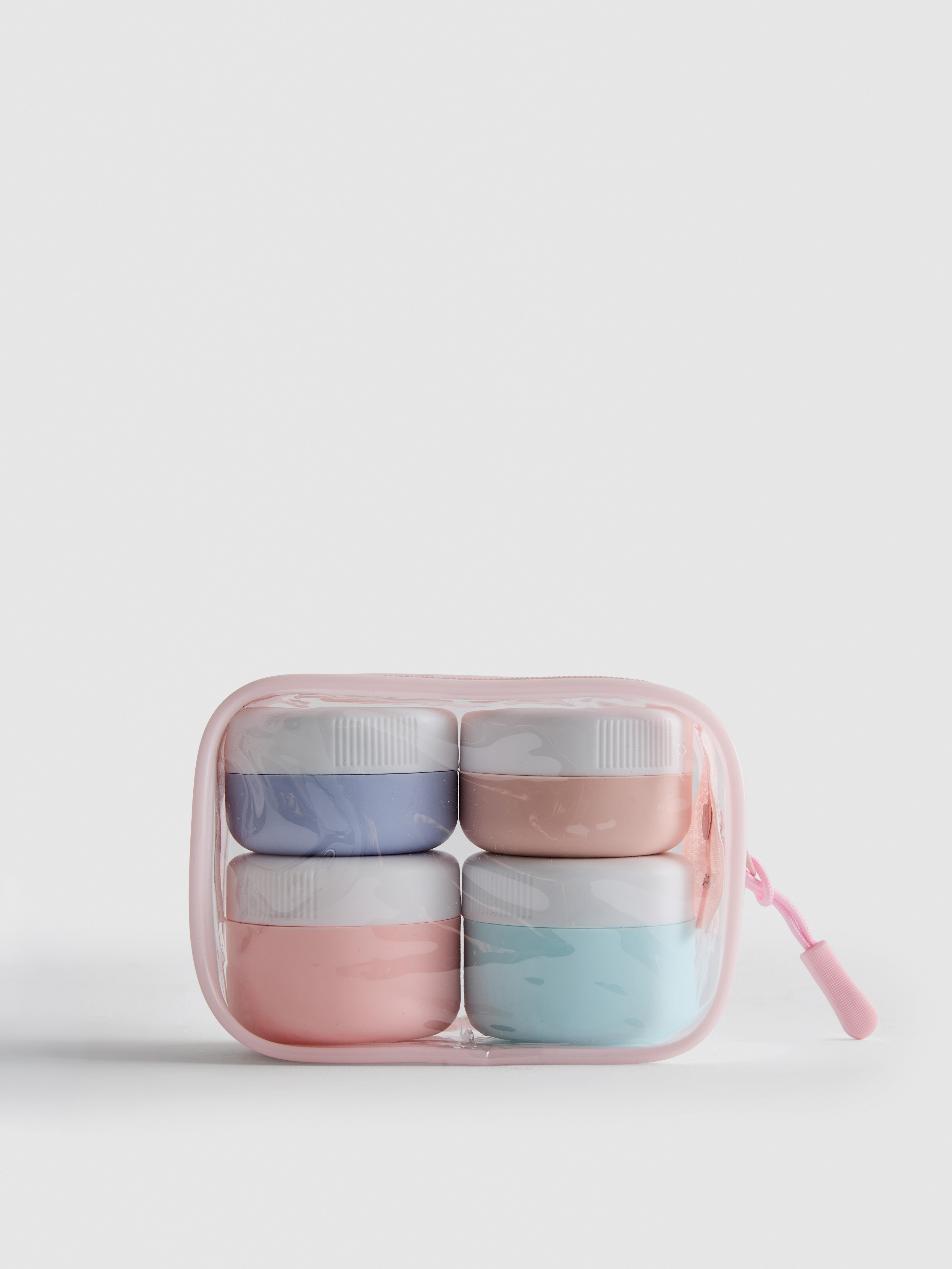Lot de pots de voyage