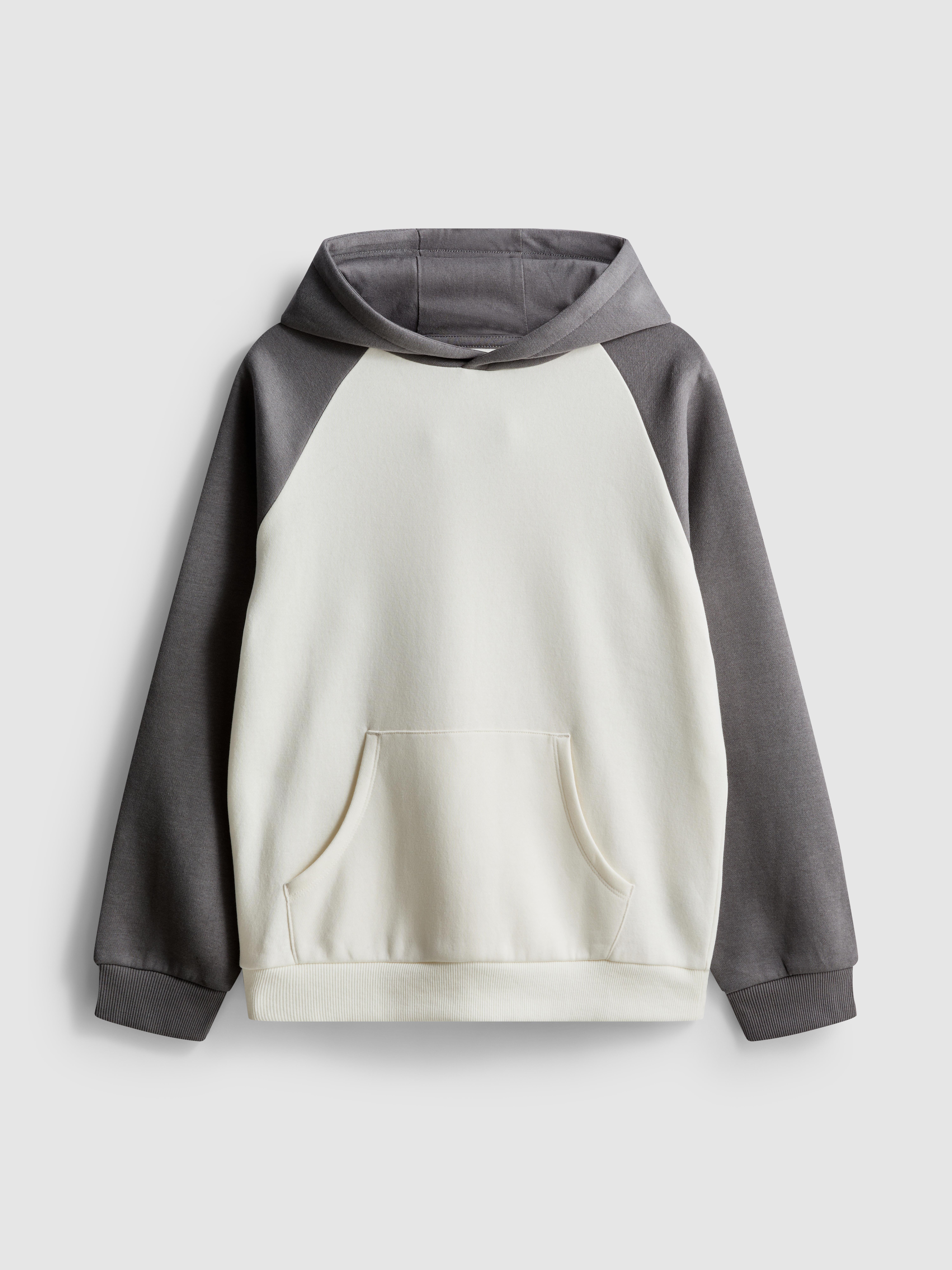 7-15 anos | Camisola capuz bloco cor