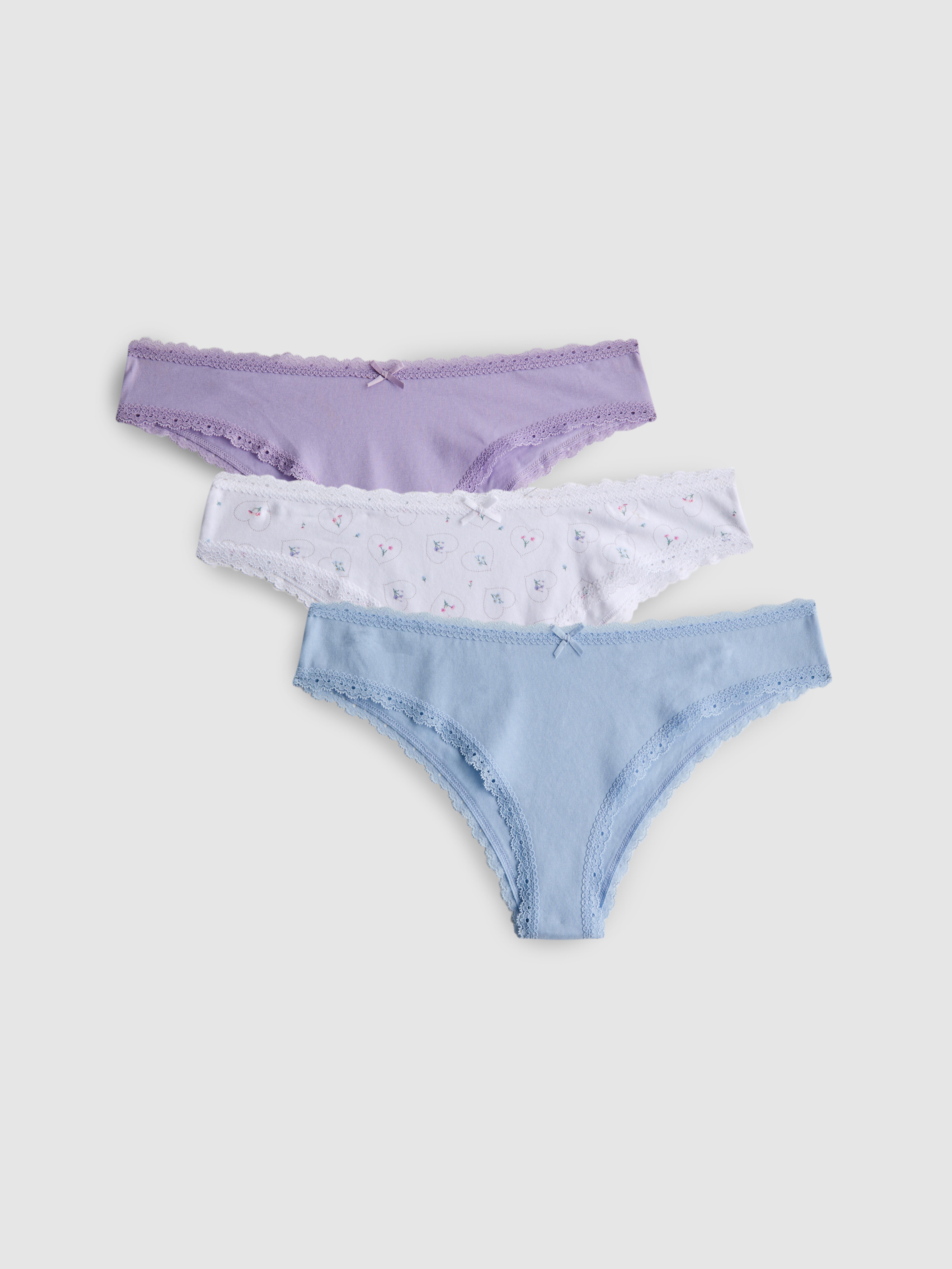 3pk Cotton Rich Brazilian Briefs
