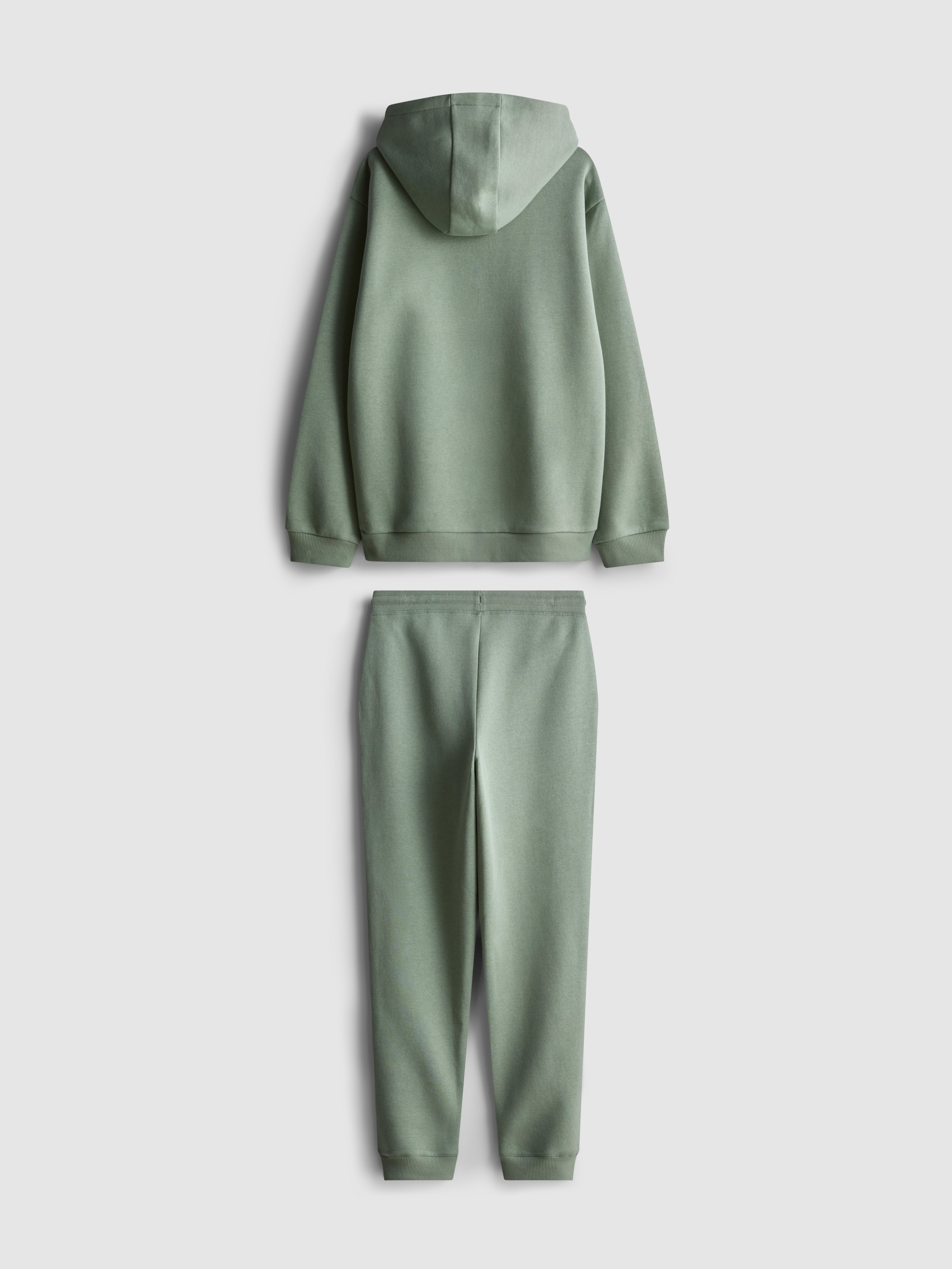 Boys Green 7-15yrs | Hoodie and Sweatpants Set