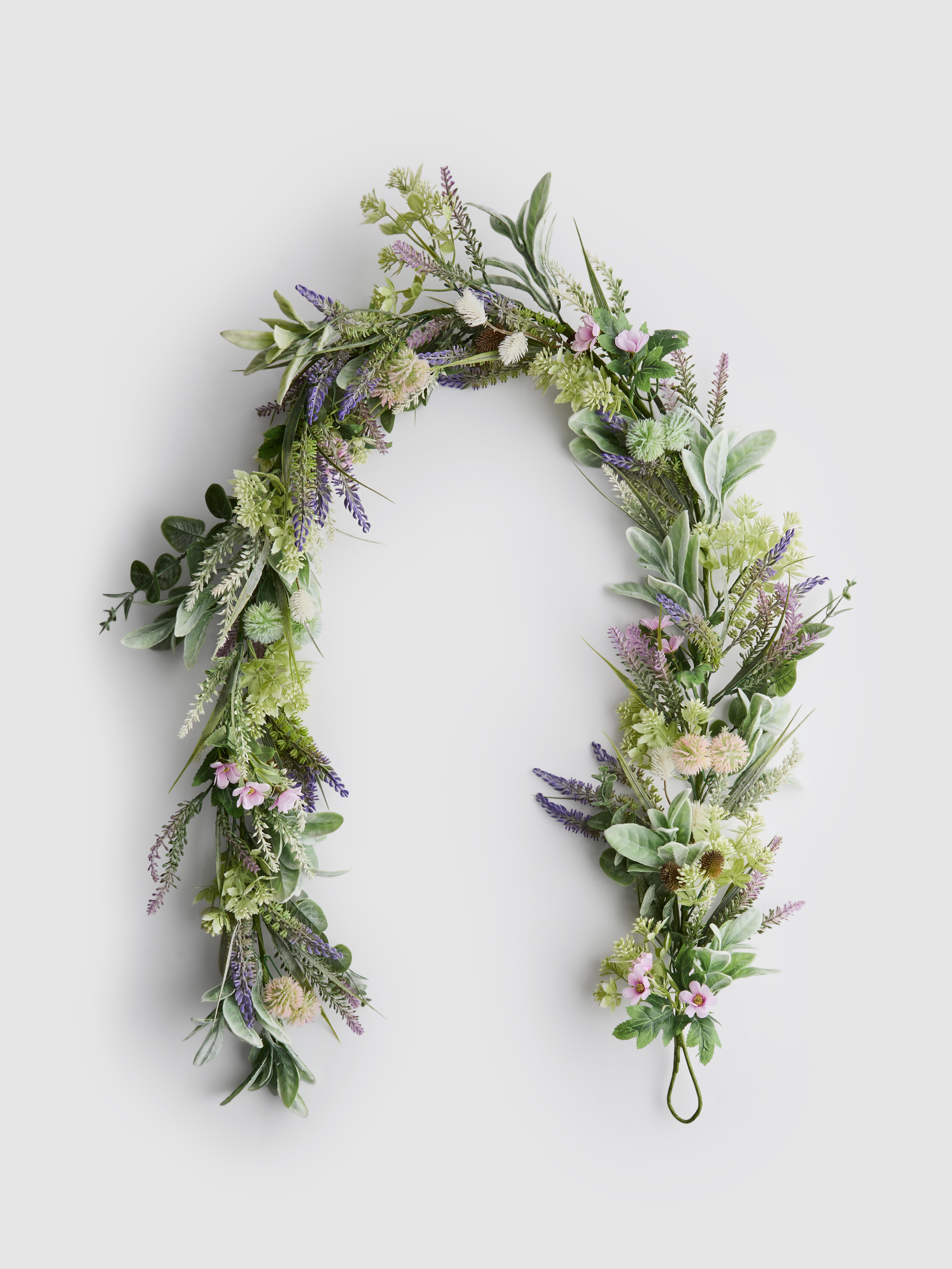 Guirnalda de lavanda artificial