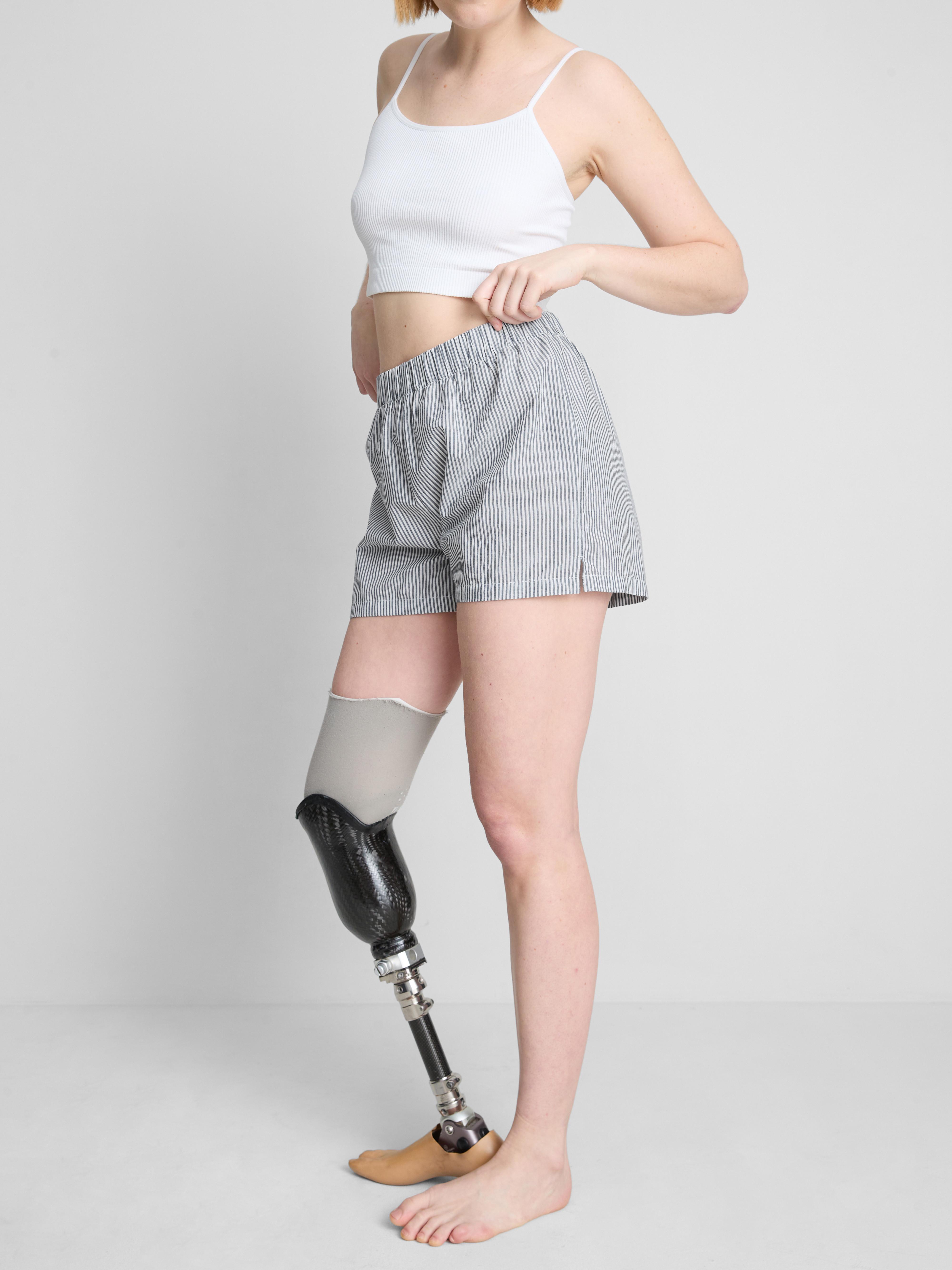 Gewebte Schlafanzugshorts aus Baumwolle