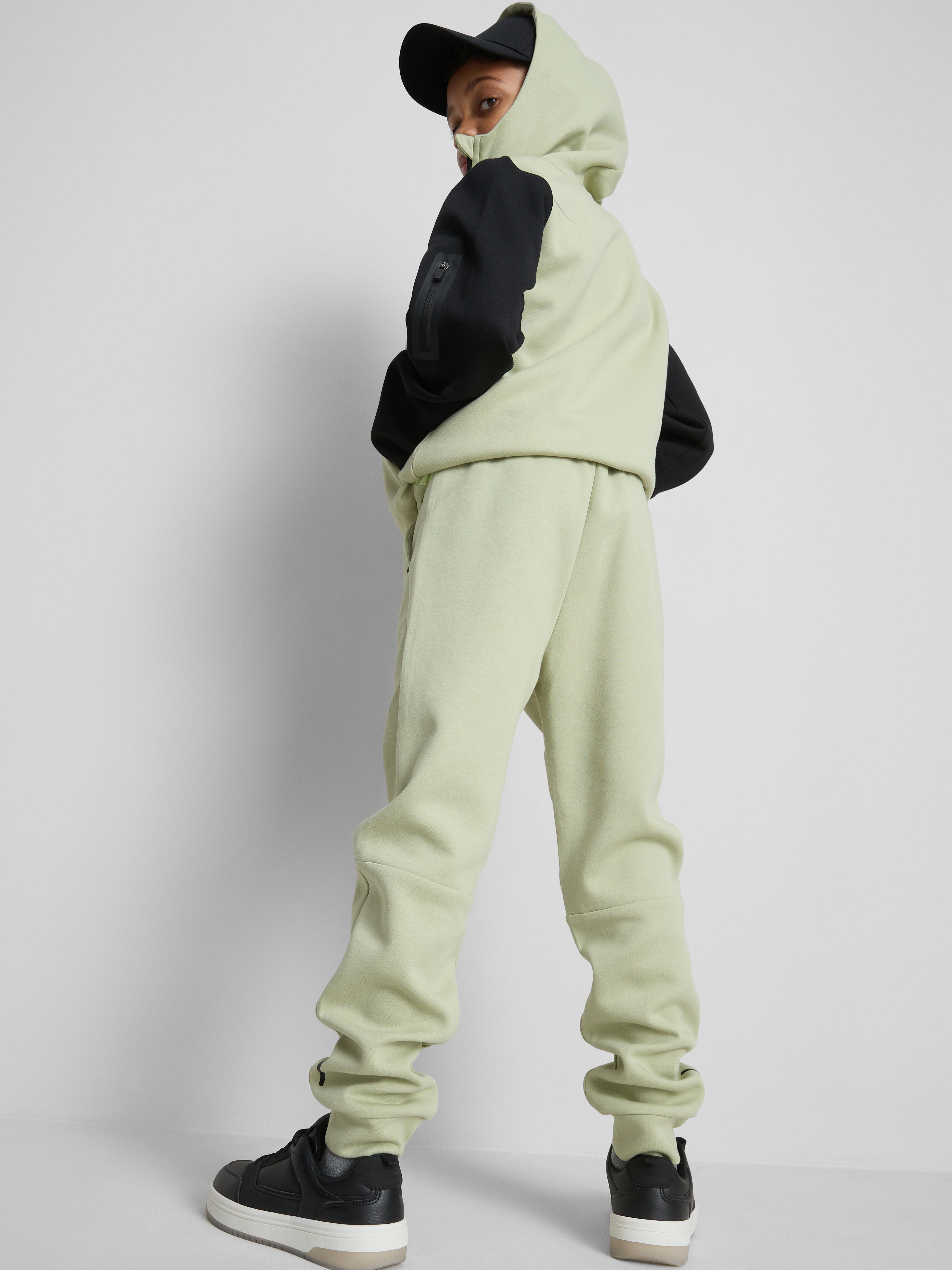 Boys Light Green 9-15yrs | Cuffed Track Joggers