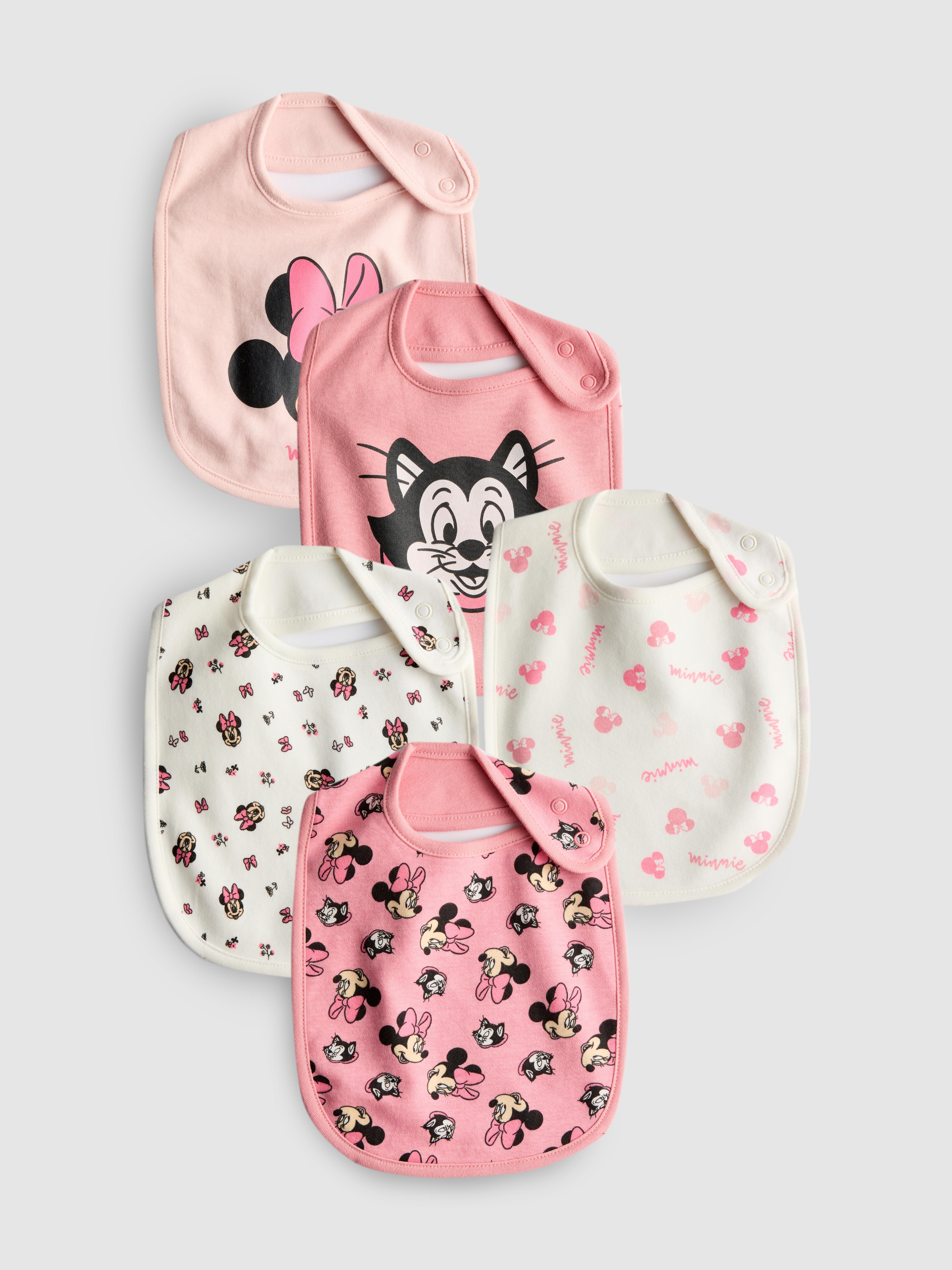 5pk Disney’s Minnie Mouse Bibs