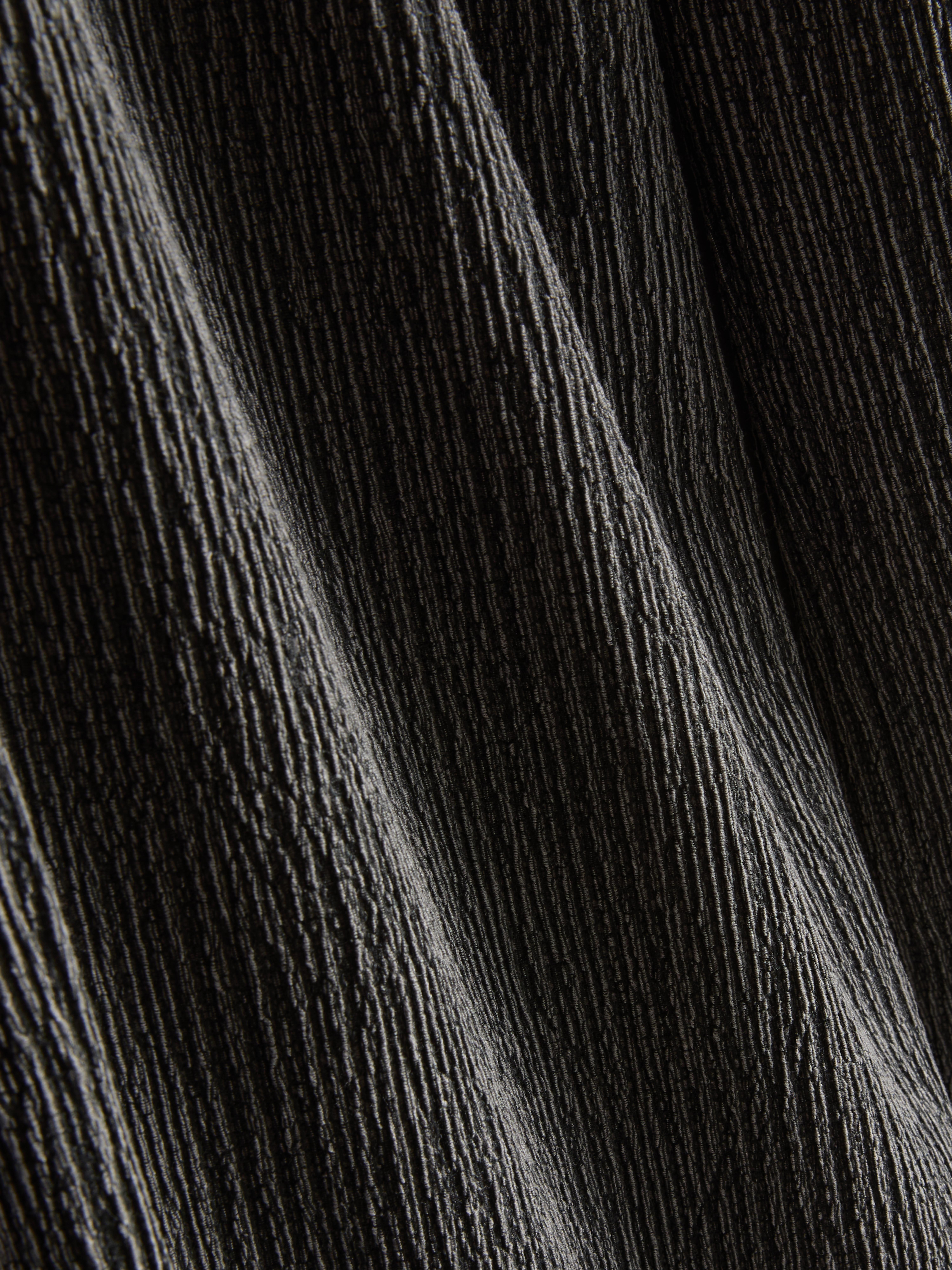 Girls Gray Heather 7-15yrs | Crinkle Wide-Leg Pants