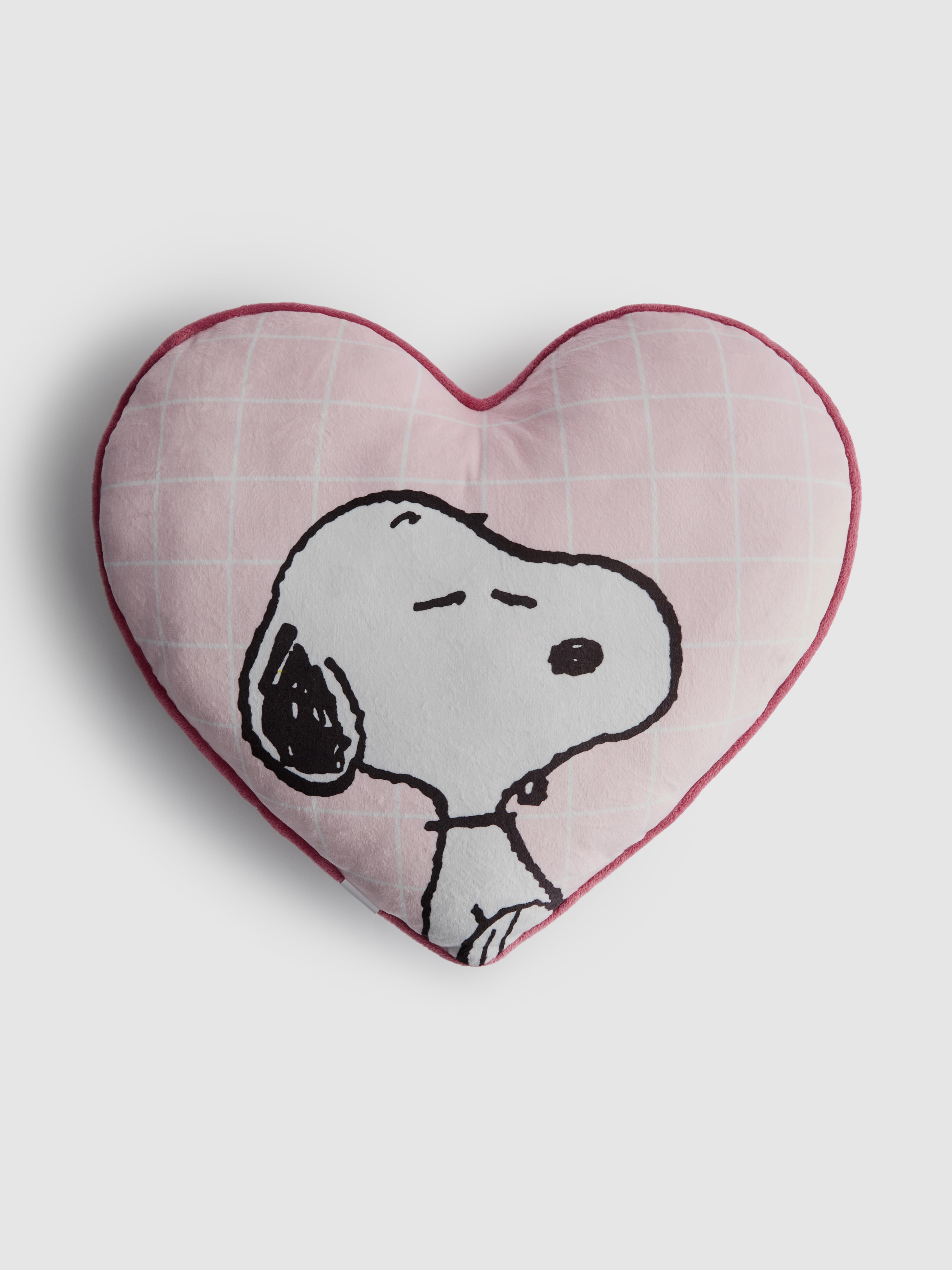 nk Peanuts Snoopy Heart Shaped Cushion