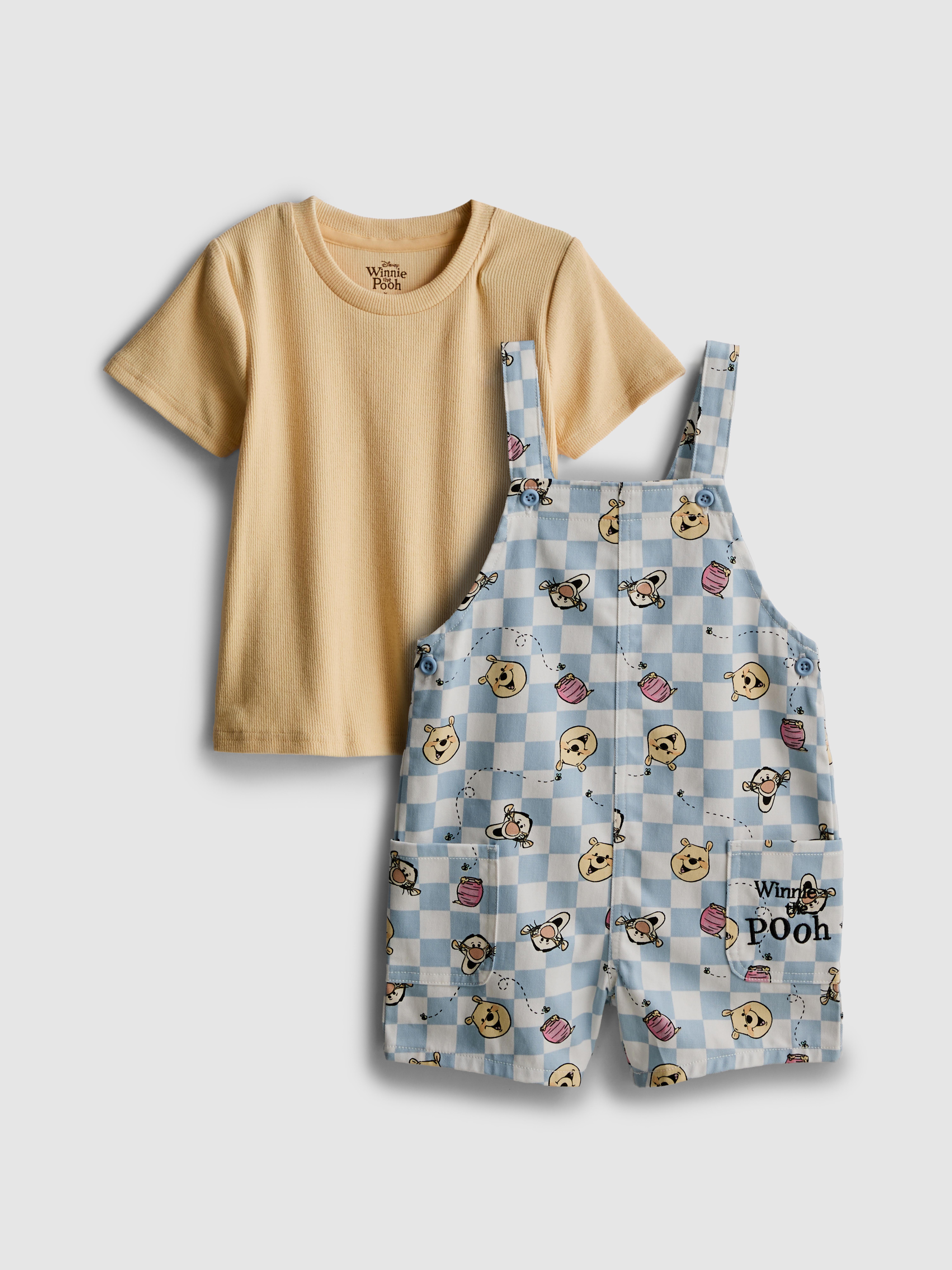 0-36mths | Disney’s Winnie the Pooh T-Shirt and Dungarees Set