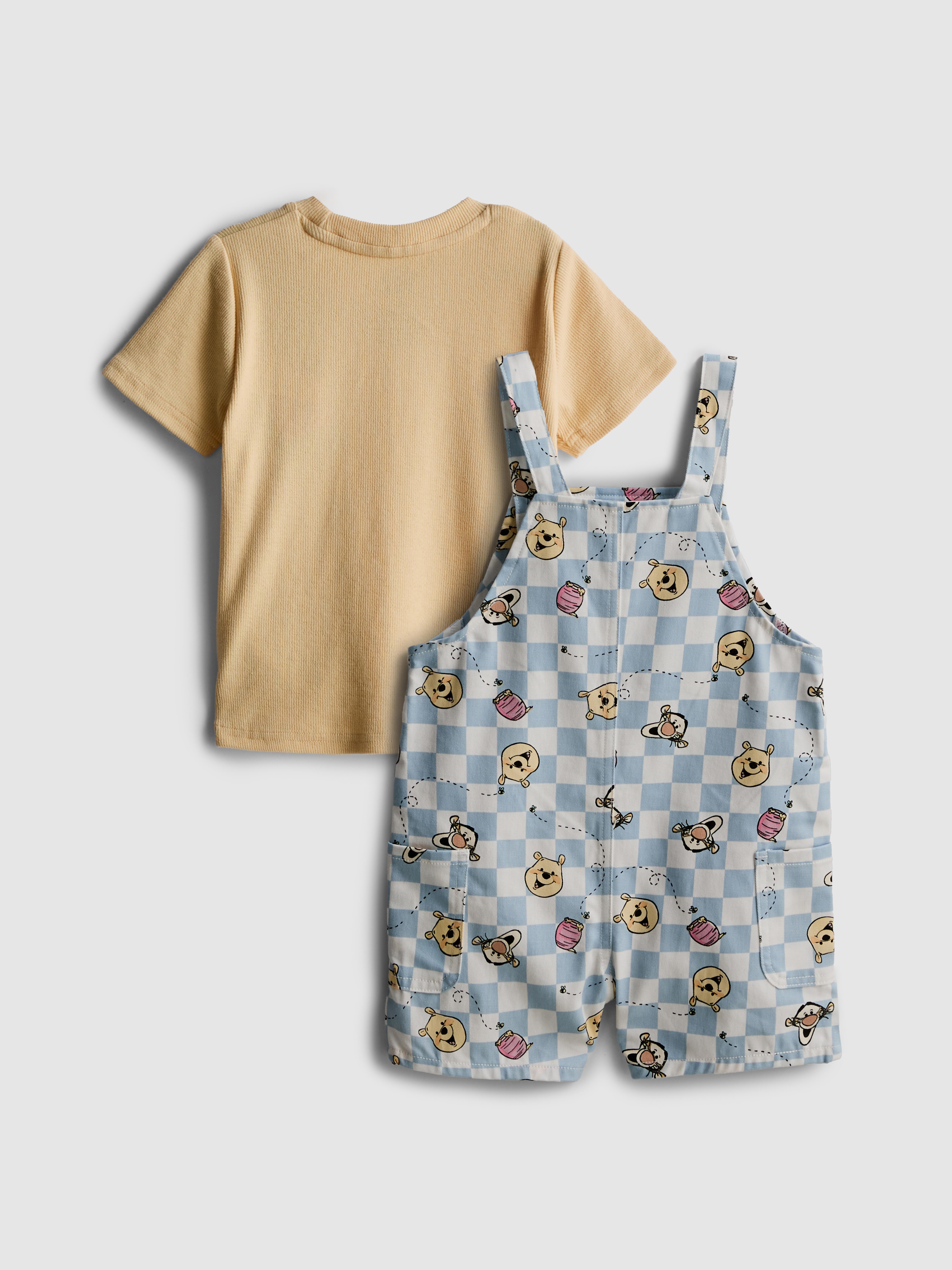 0-36mths | Disney’s Winnie the Pooh T-Shirt and Dungarees Set