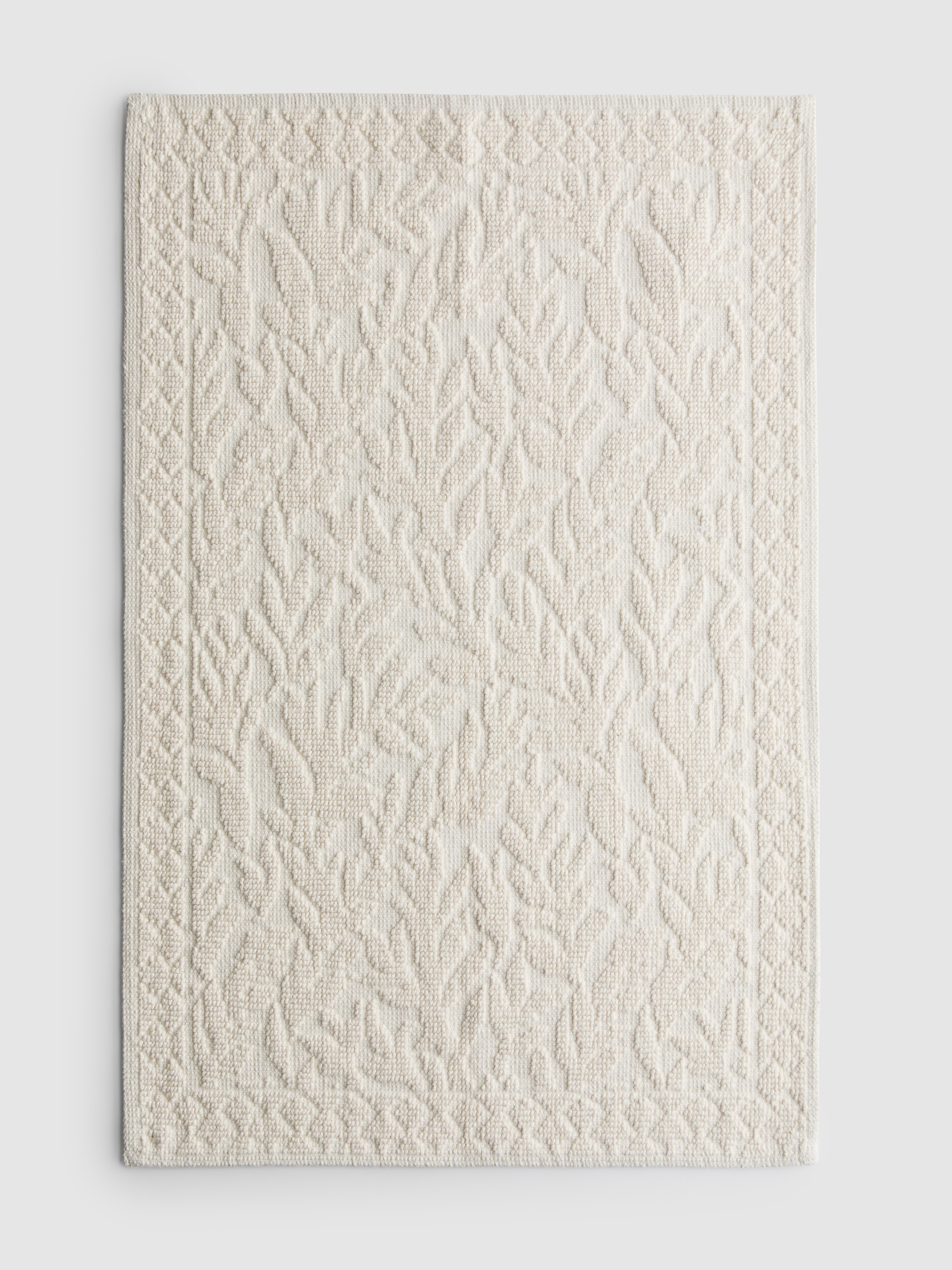 Duschmatte mit Blattmuster