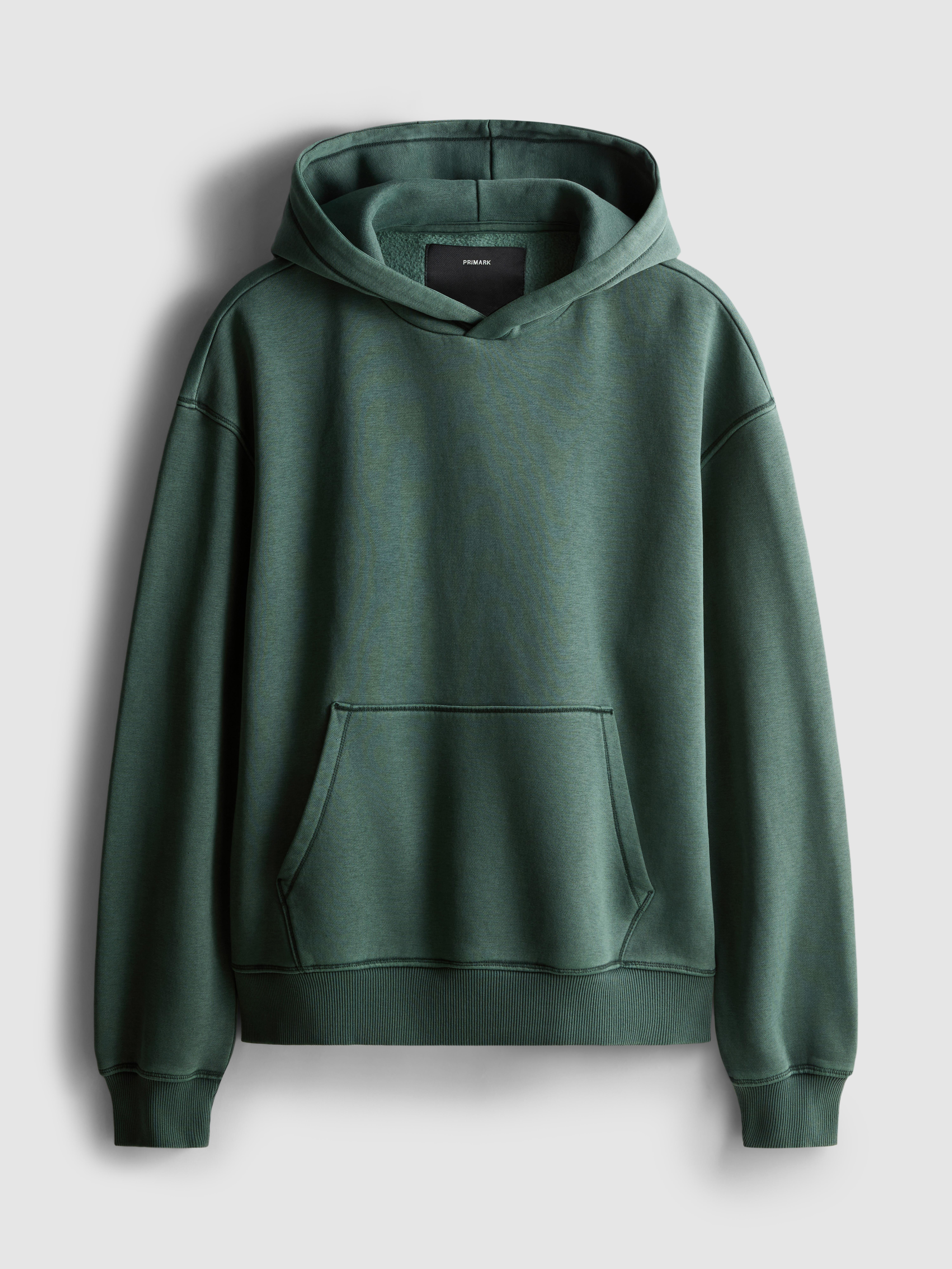 Men's Green Block Color Hoodie