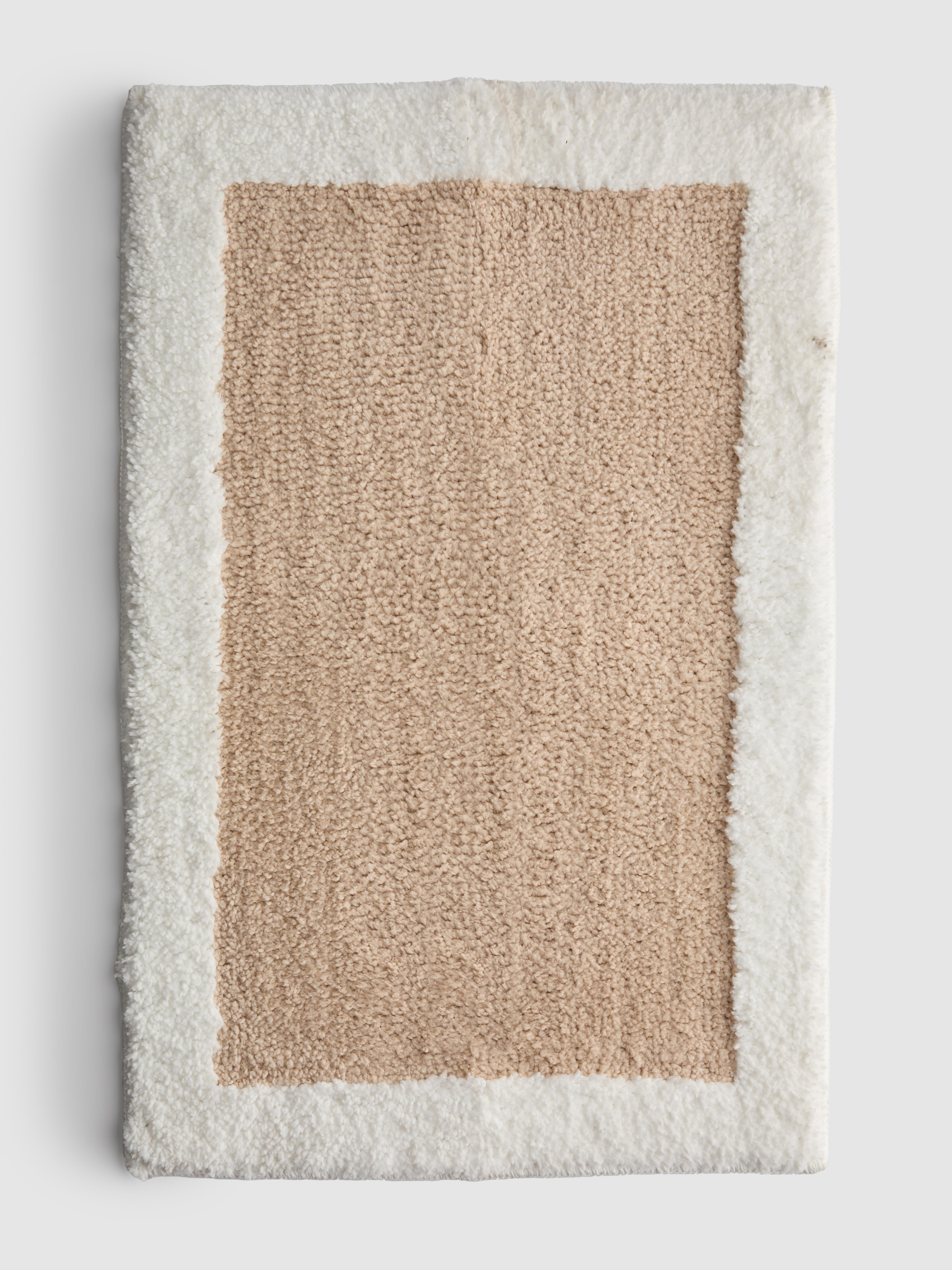 Tapis rectangulaire bicolore