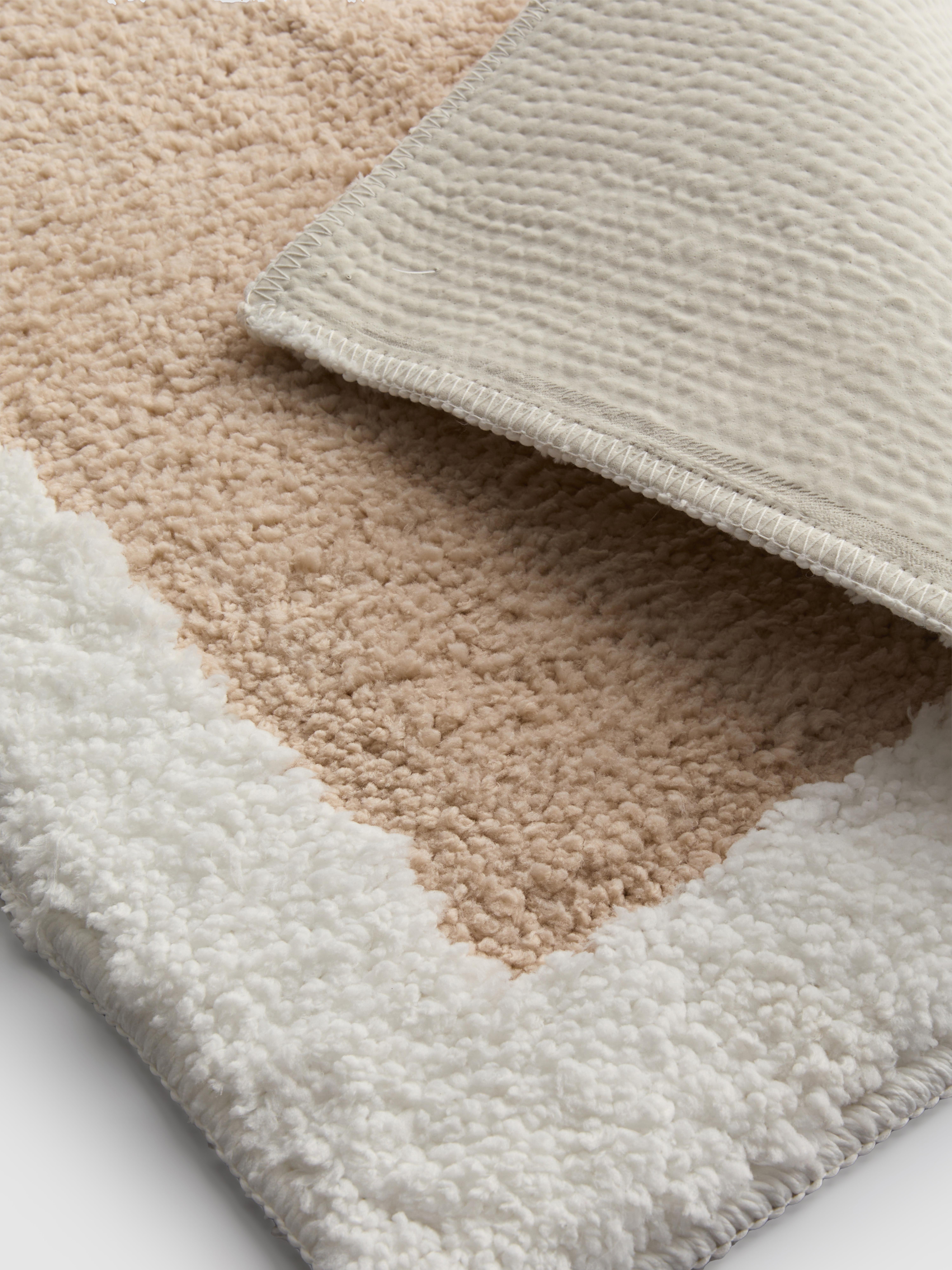 Zweifarbige rechteckige Matte