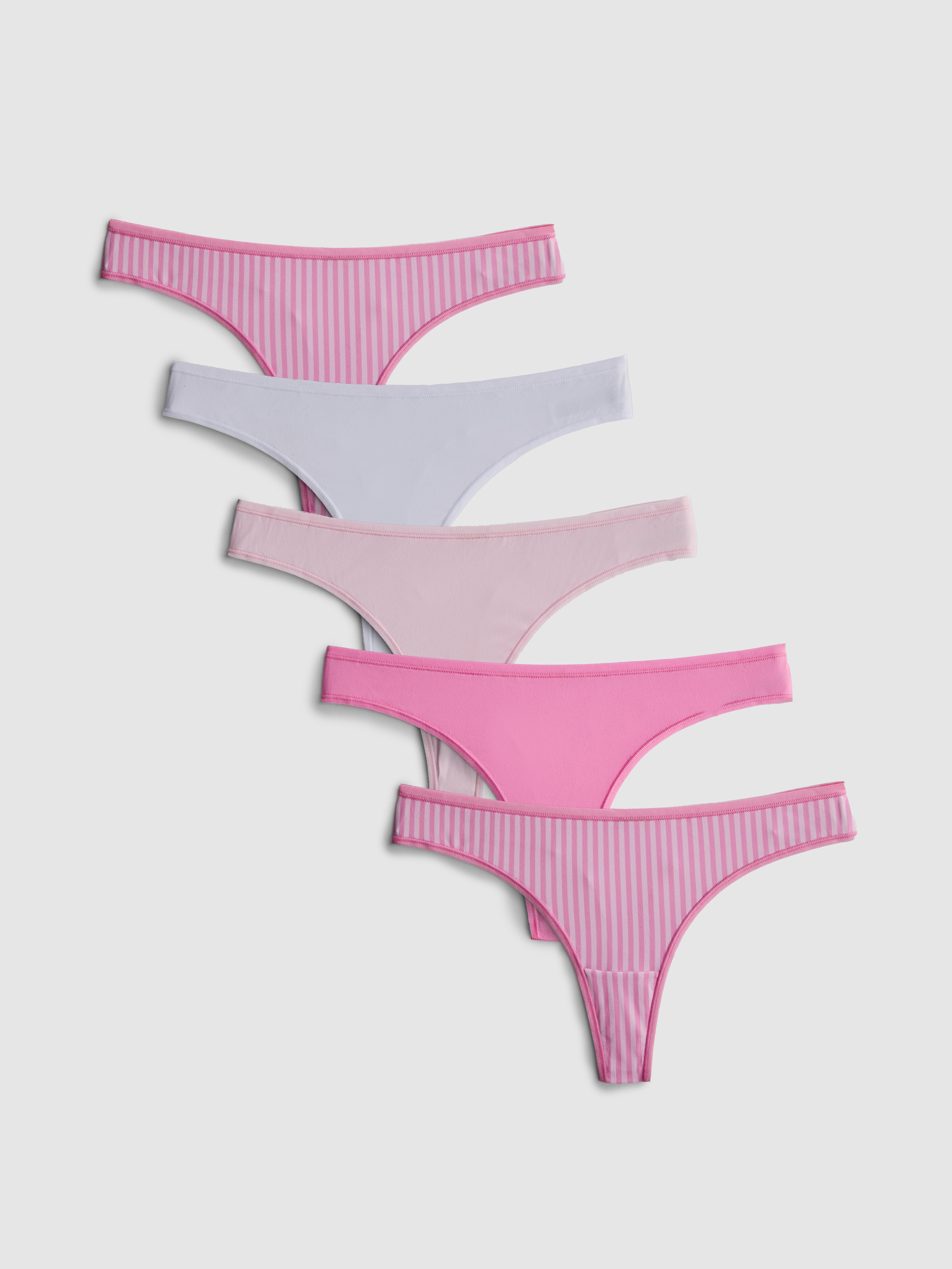 5pk Microfibre Thongs