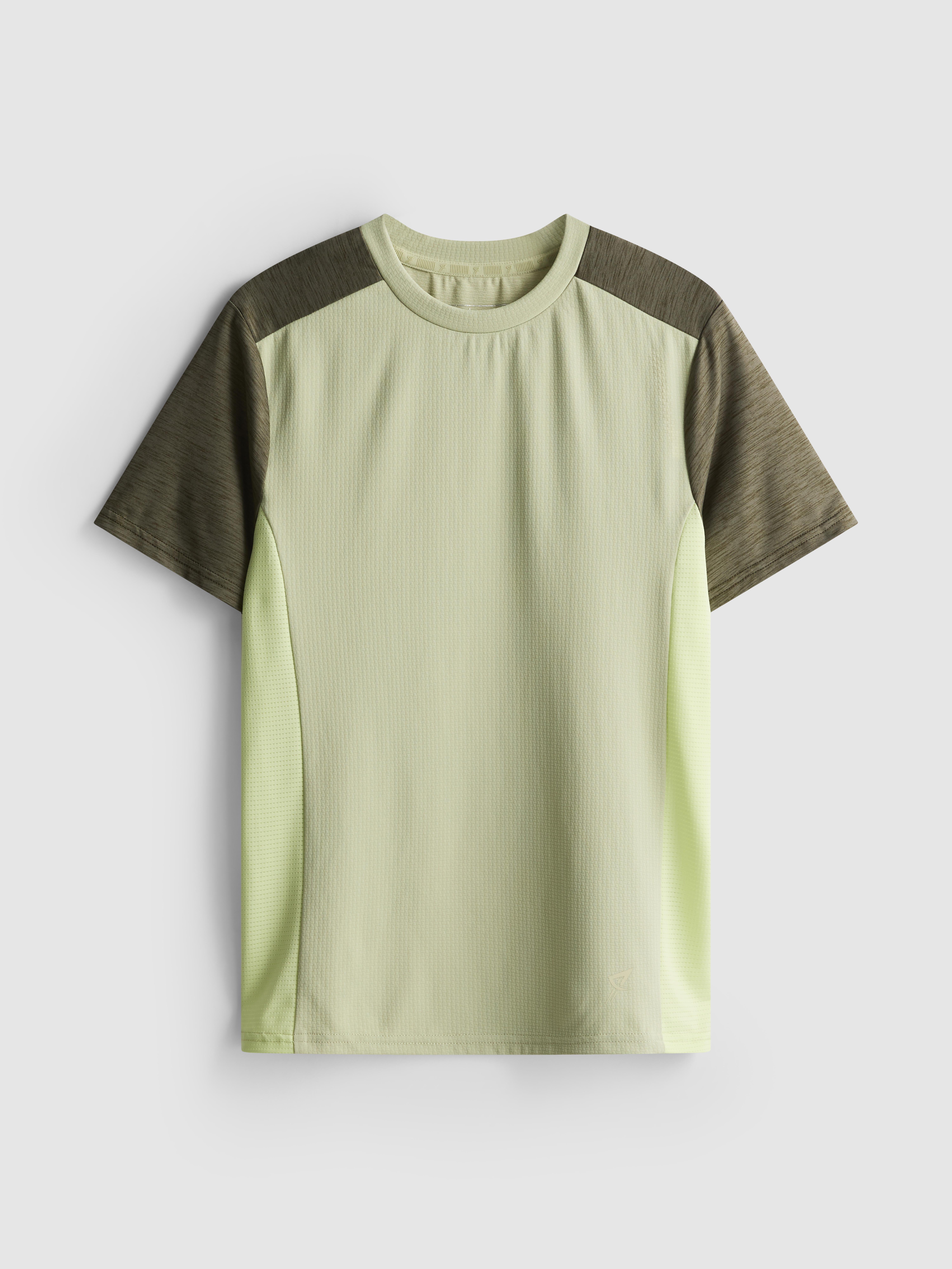 Boys Light Green 7-15yrs | Active Bonded T-Shirt