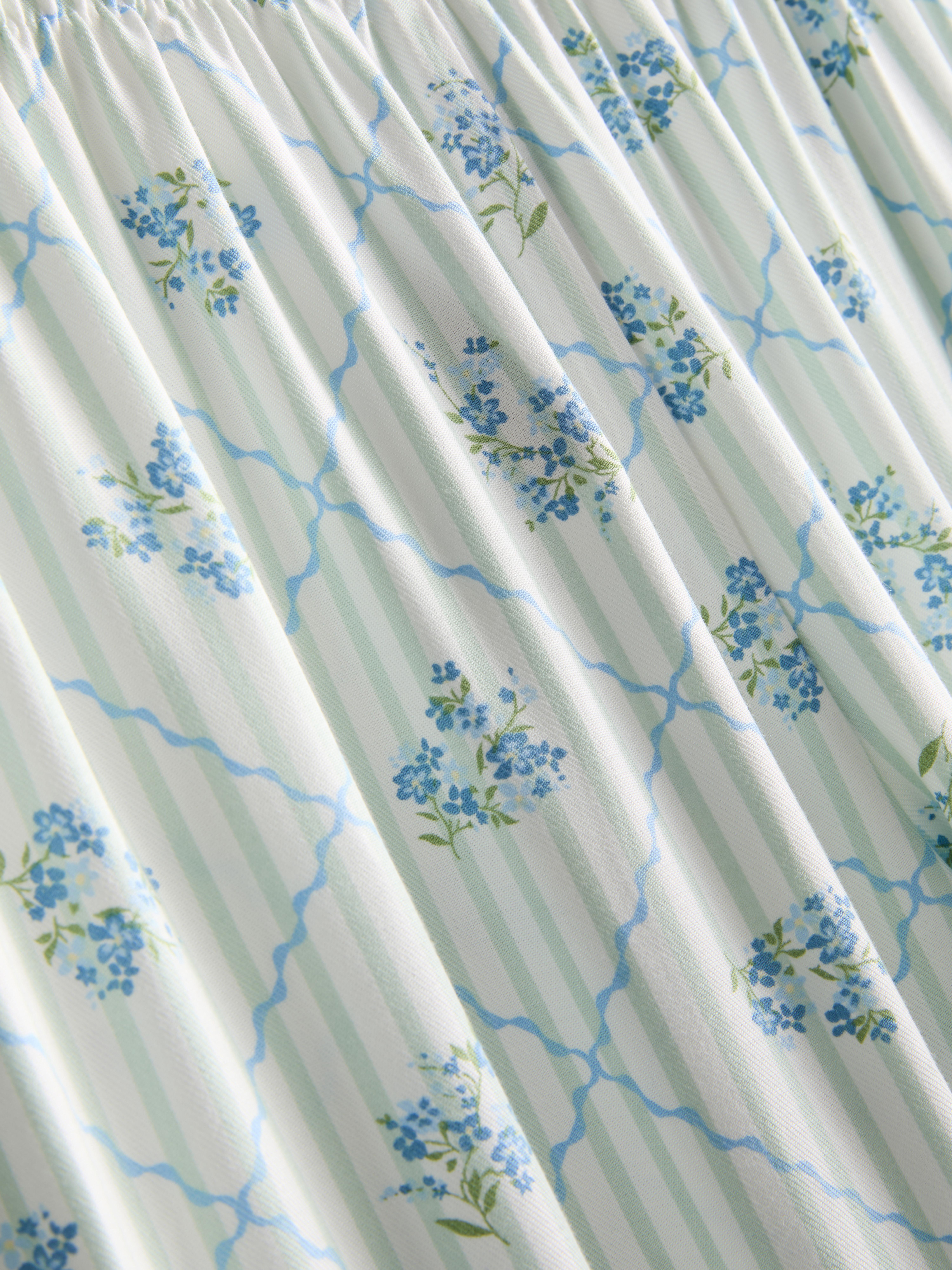 Women's Light Green Twill Boyfriend Pajamas