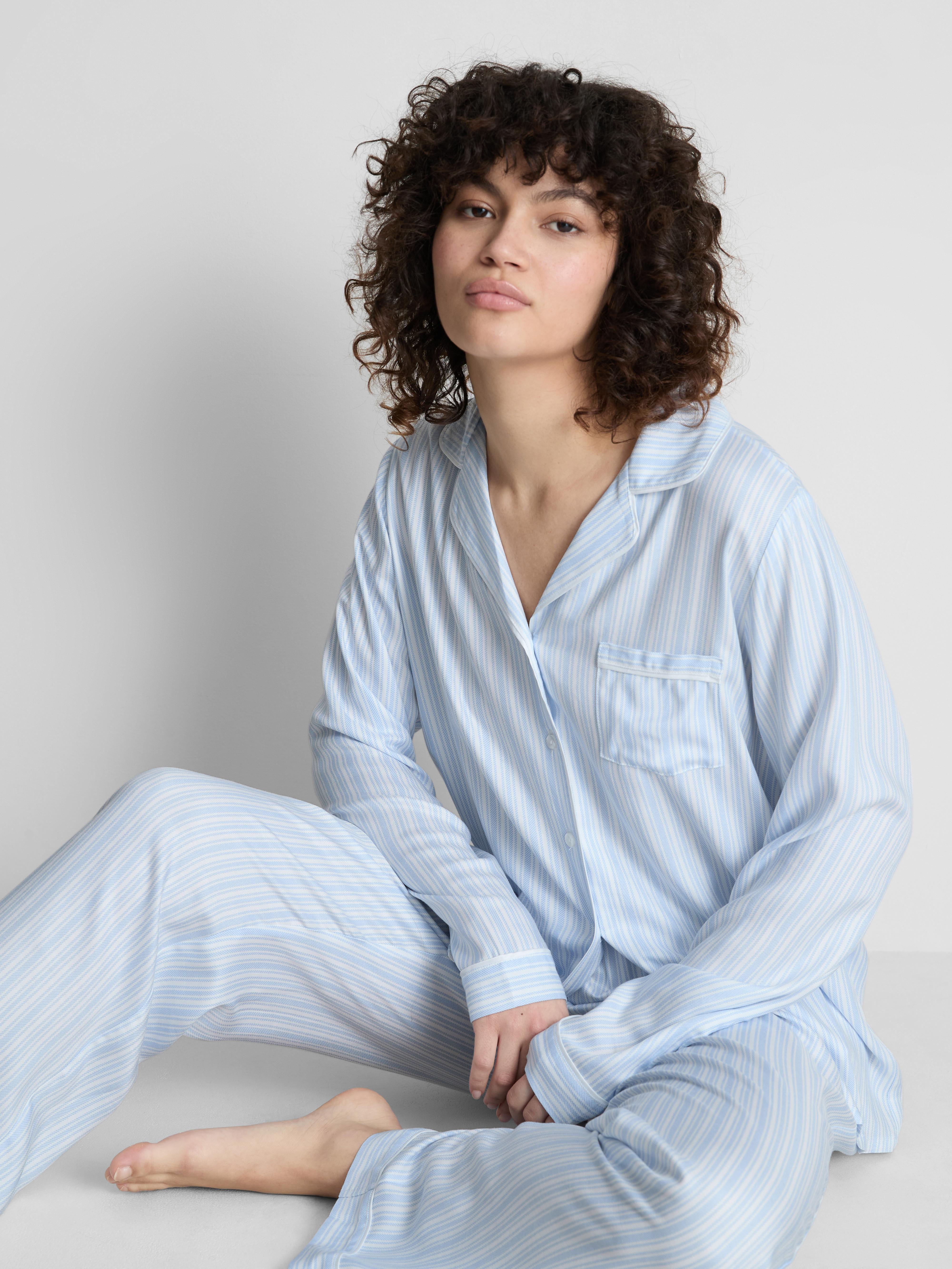 Women's Light Twill Boyfriend Pajamas