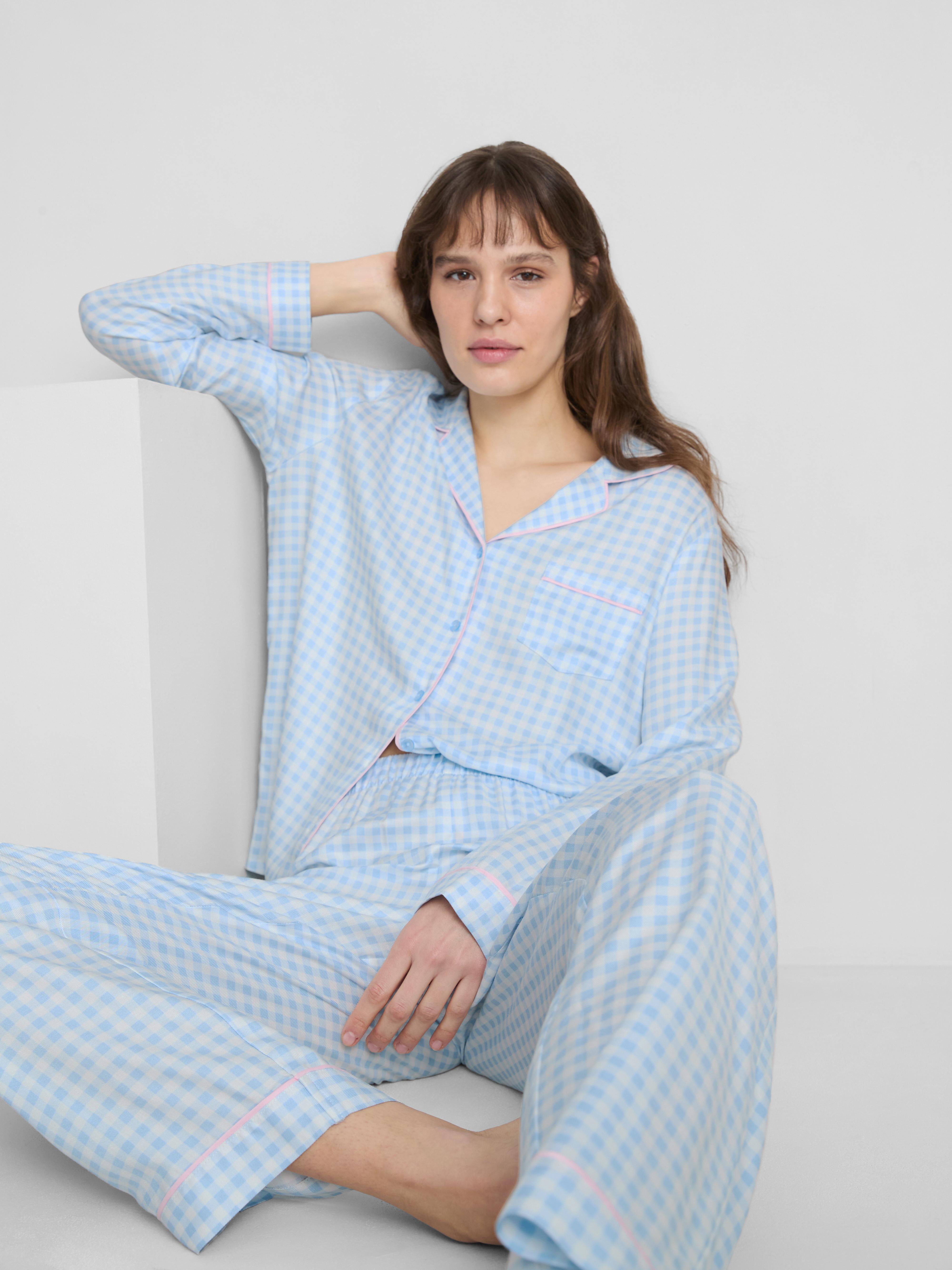 Boyfriend-Schlafanzug aus Twill