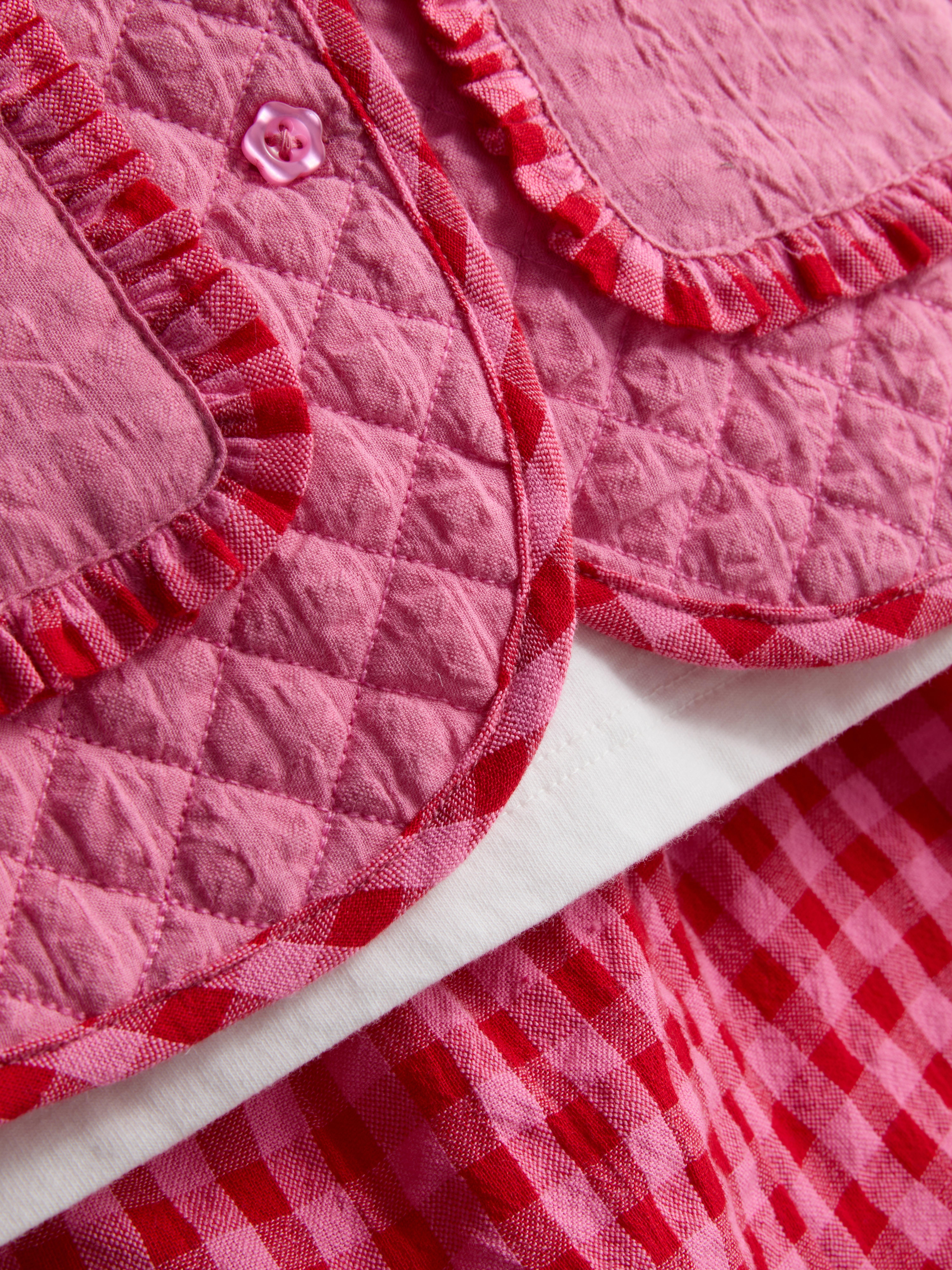 0-36mths | T-Shirt, Pants and Sleeveless Jacket Set