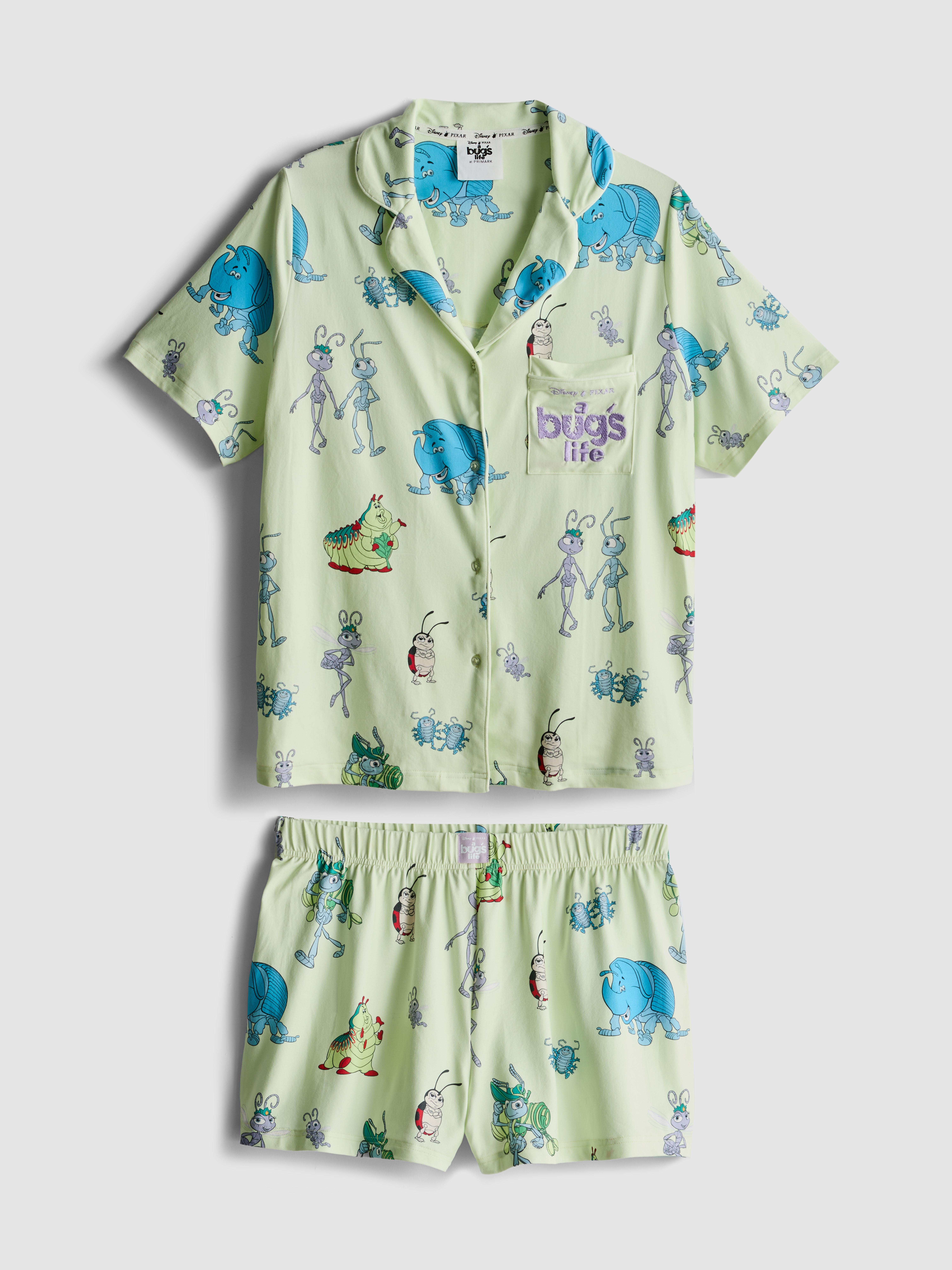 Disney Pixar’s A Bug’s Life Graphic Shorty Pajamas