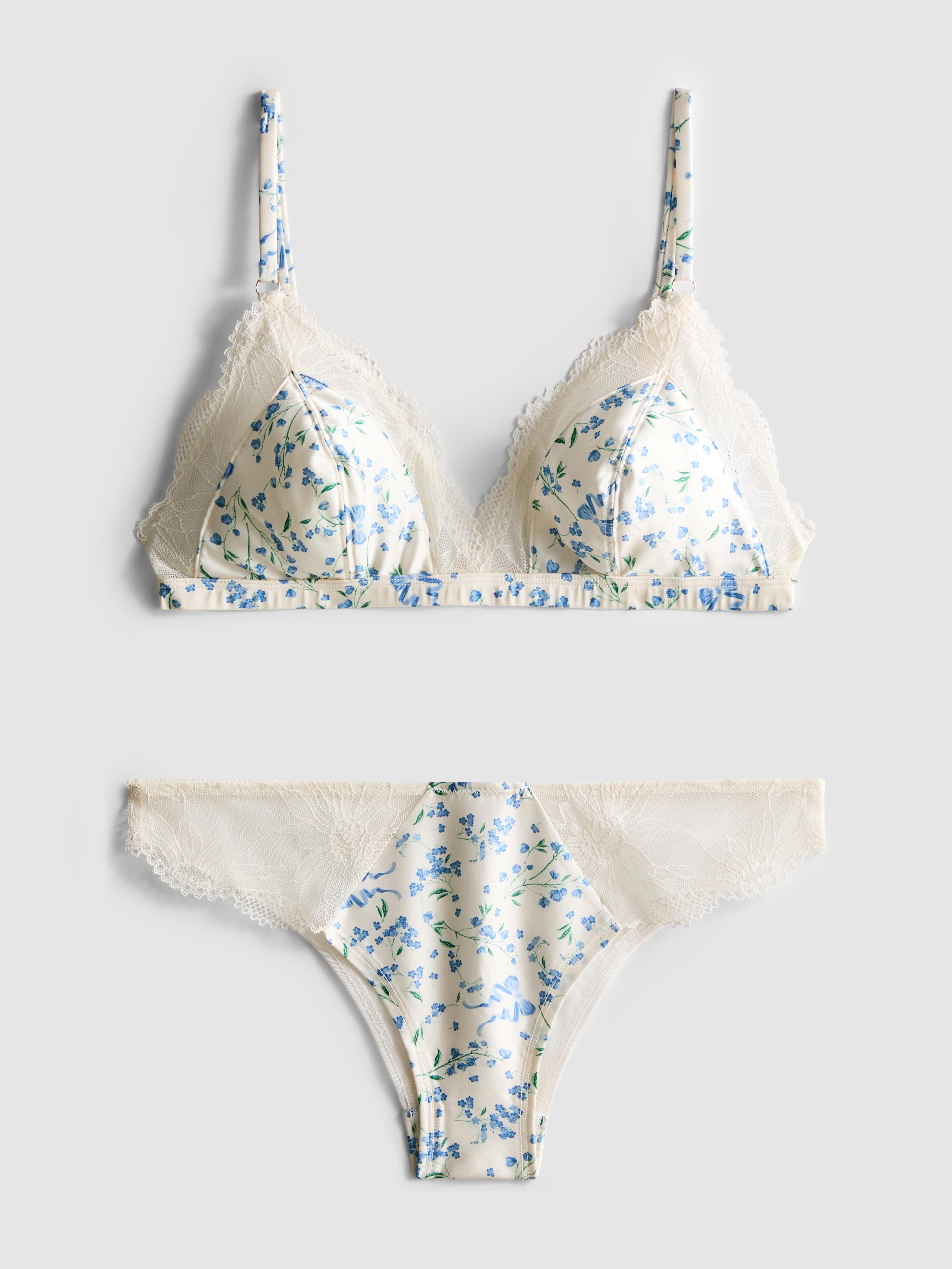 Bridgerton Floral Lace Underwear Set