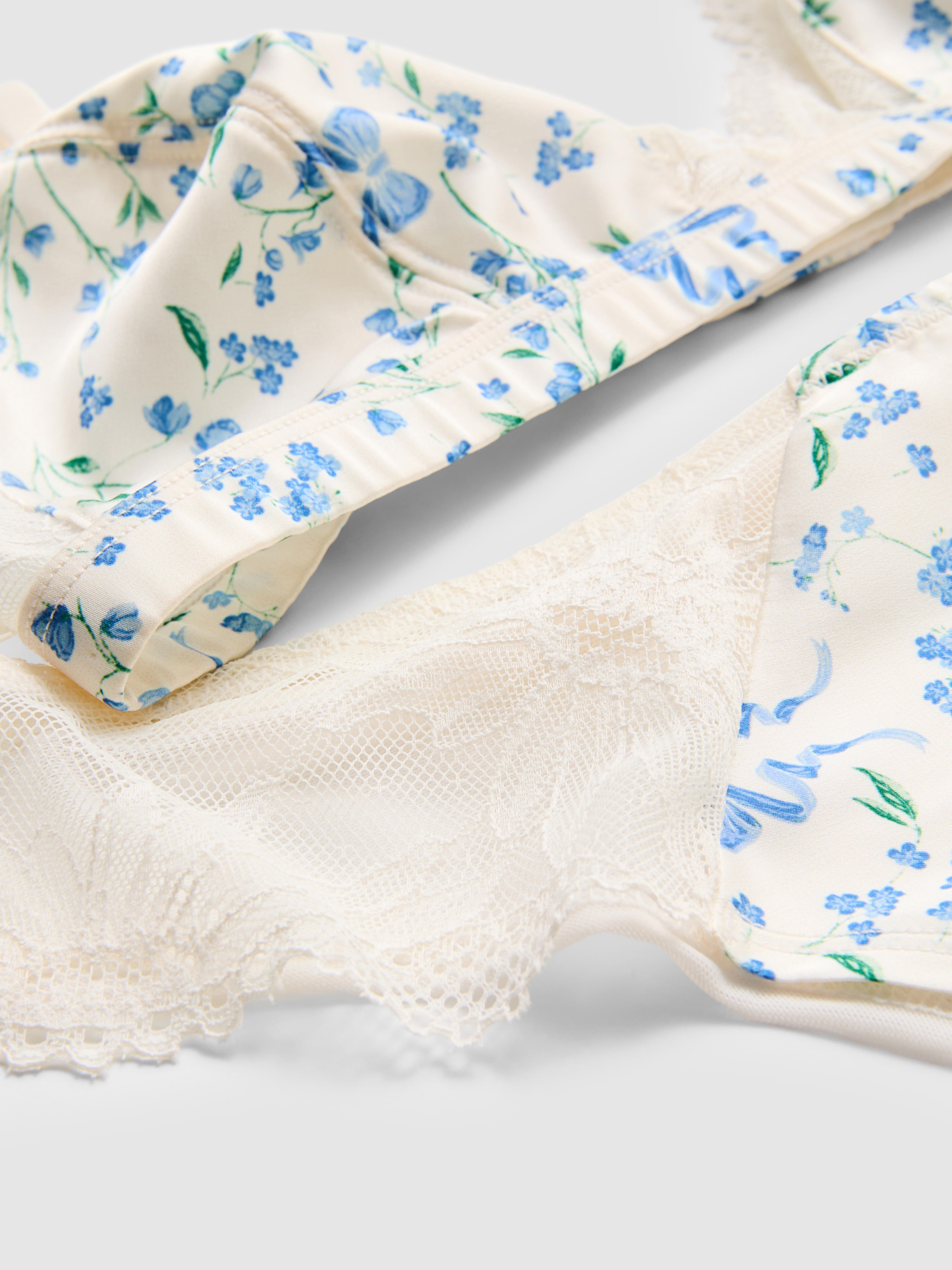 Bridgerton Floral Lace Underwear Set