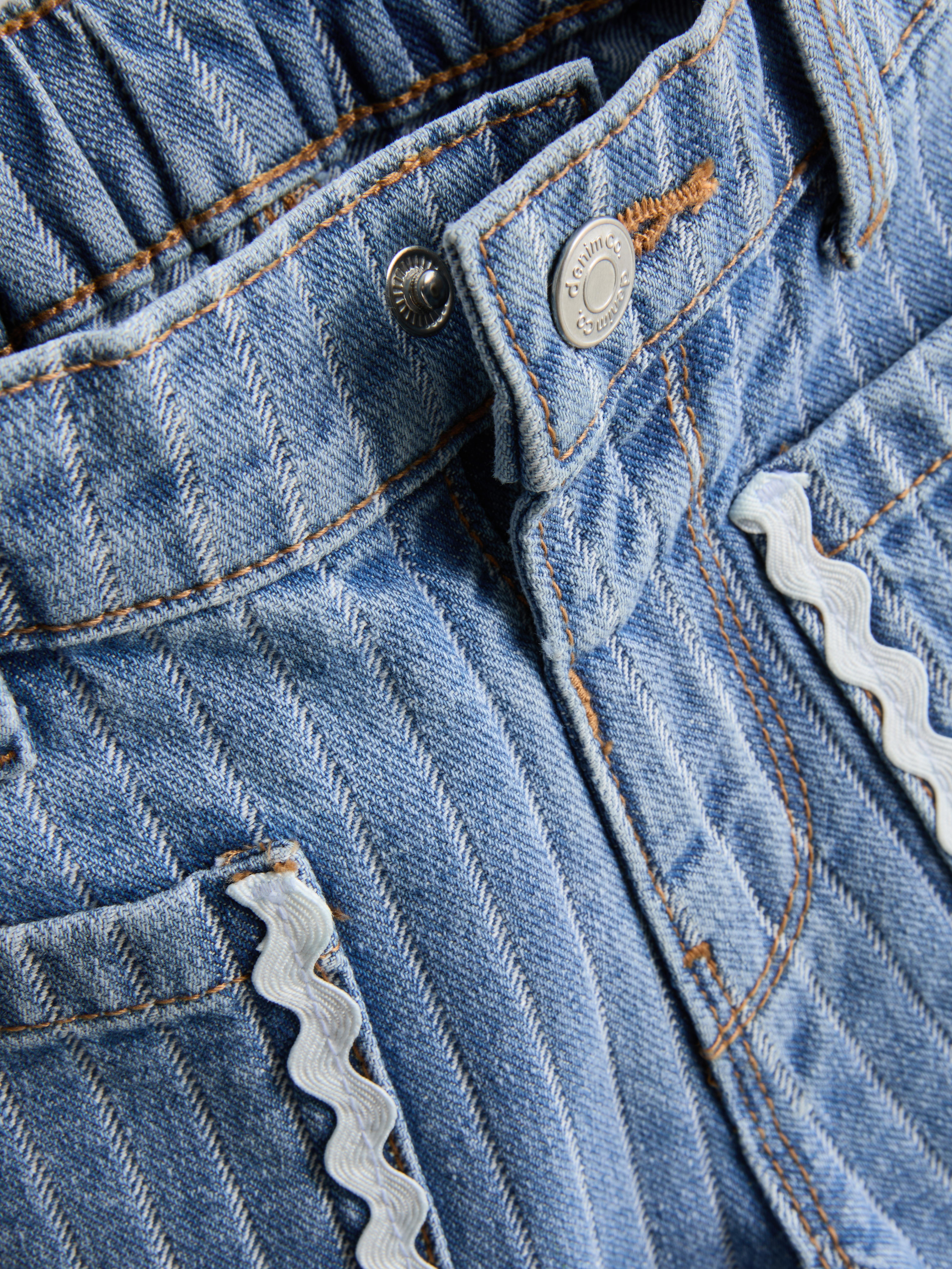 1.5-8yrs | Stripe Ric Rac Jeans