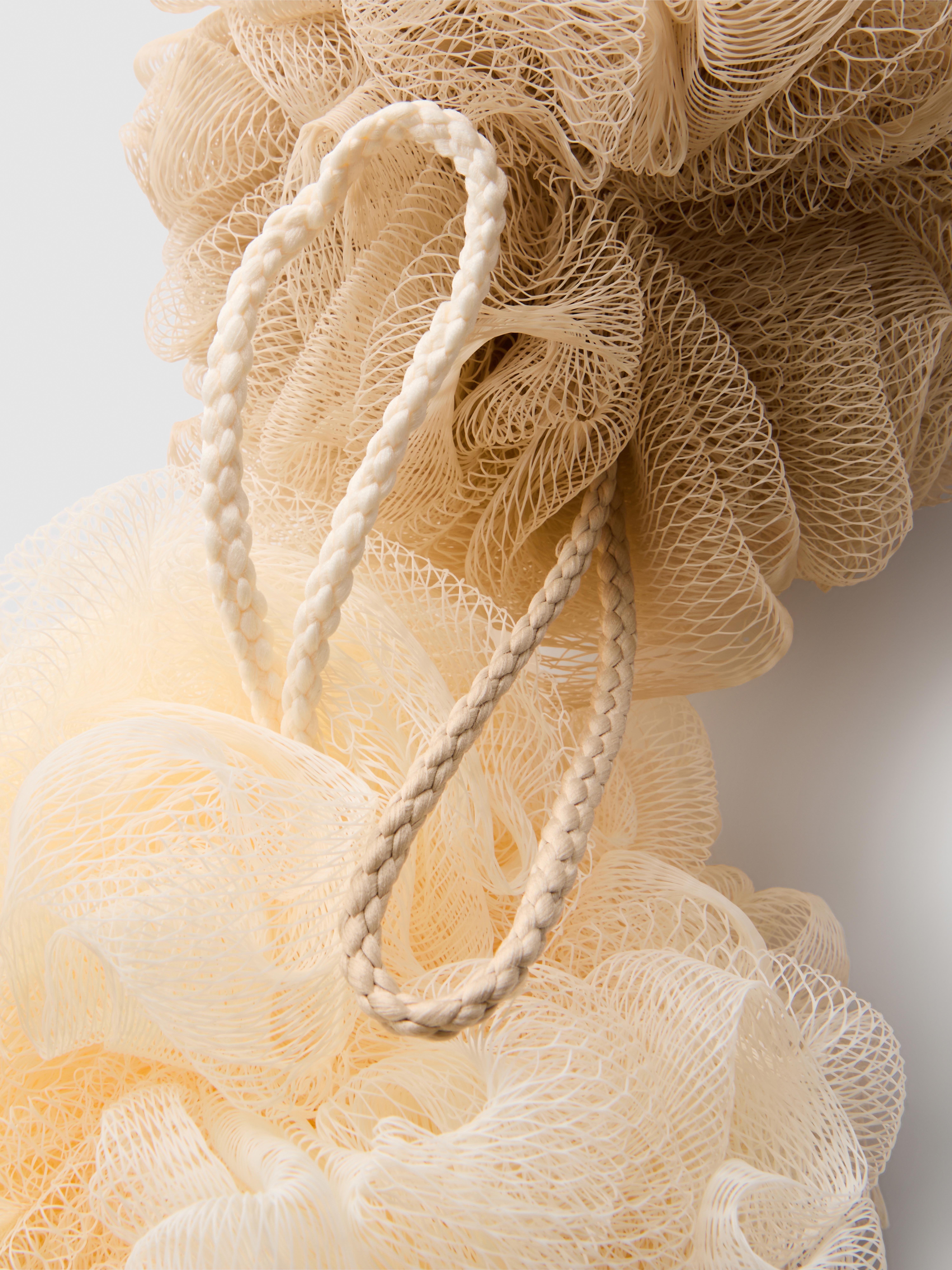 2pk Shower Body Puffs