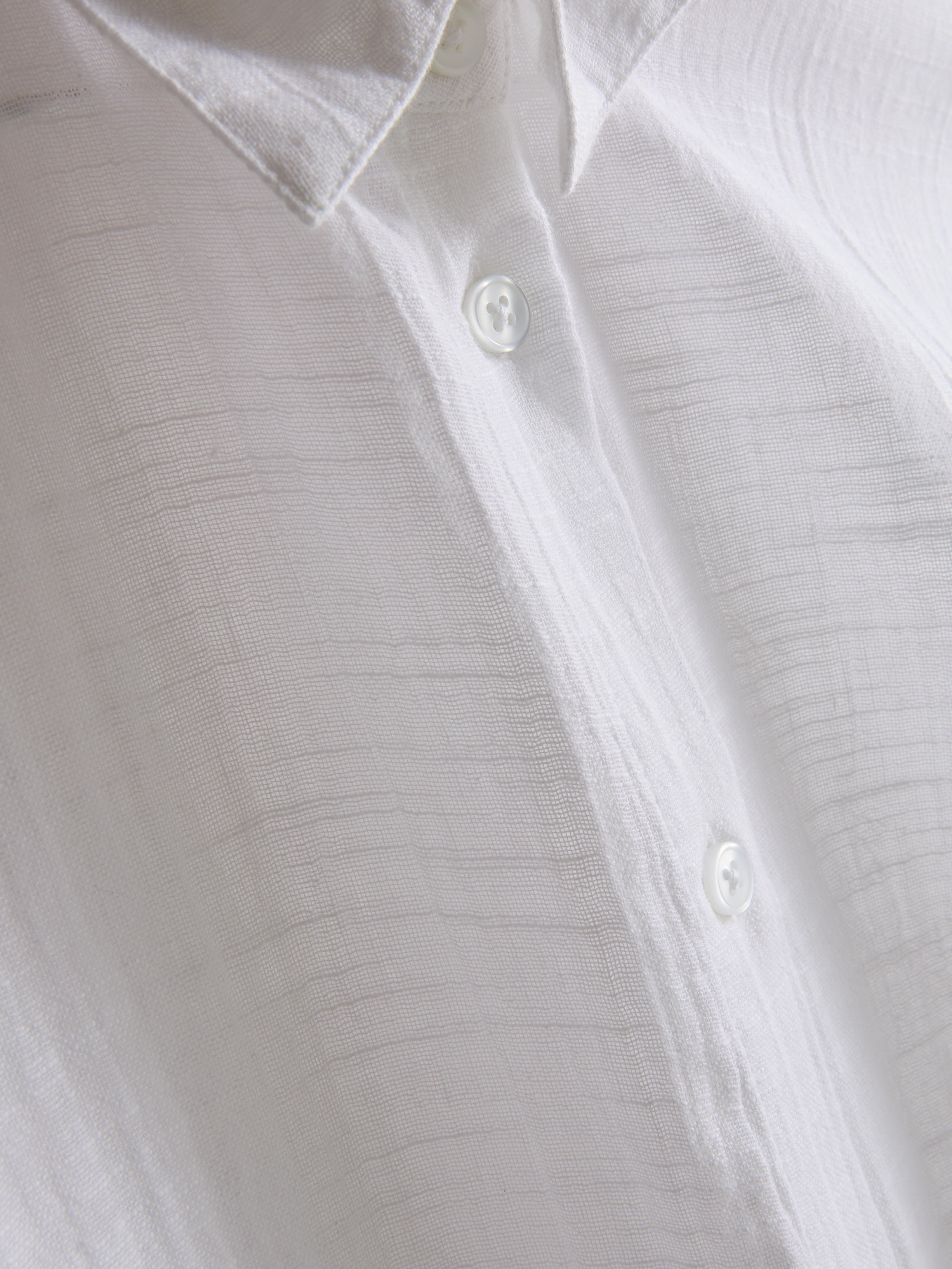 Women's White Button-Down Beach Shirt