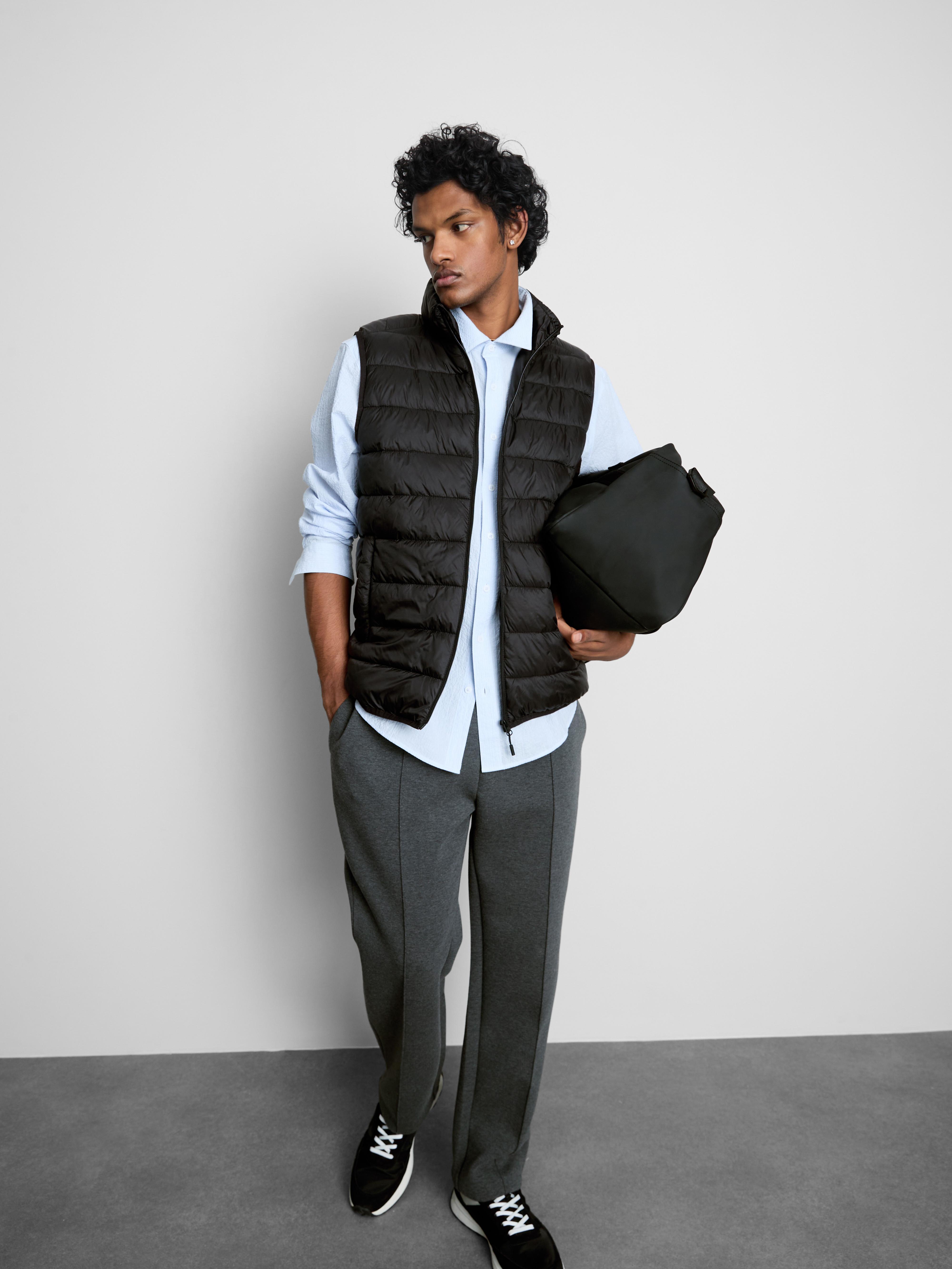 Chaleco acolchado con cremallera