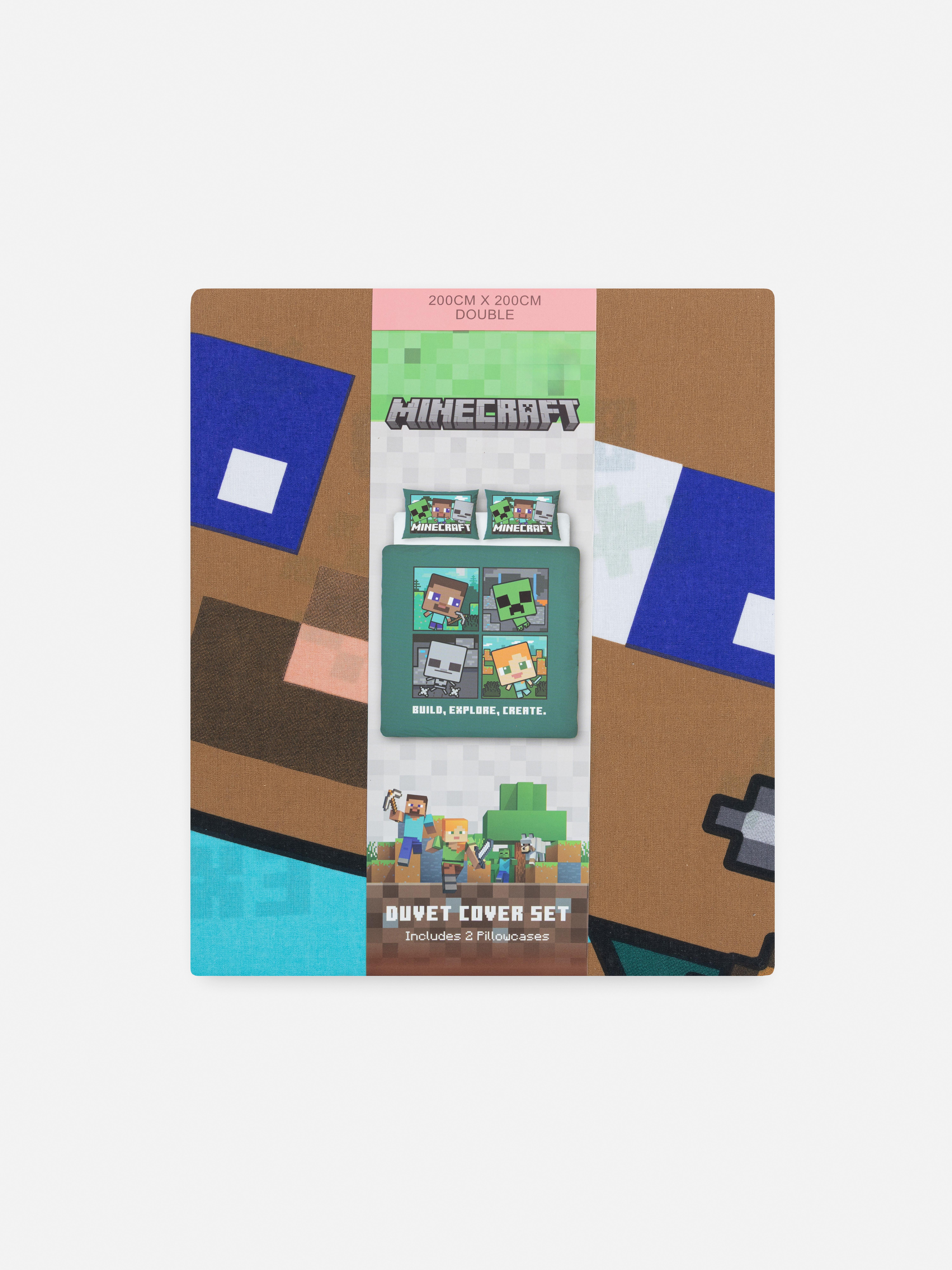 Minecraft Double Duvet Clover Set